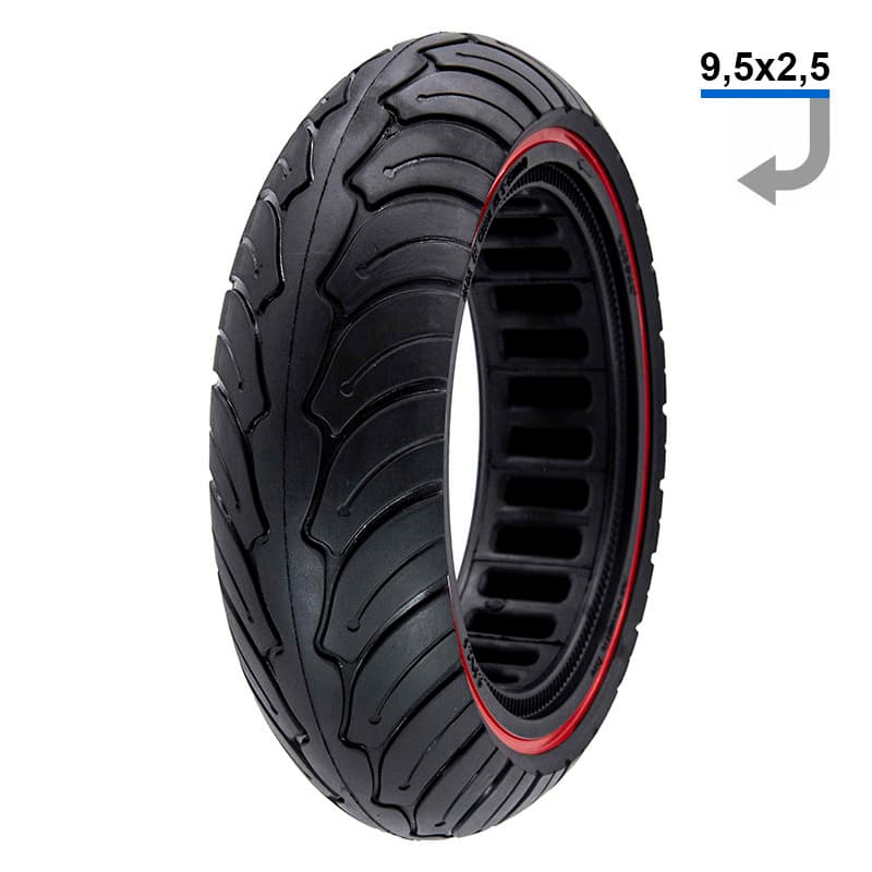 Pneu Plein Niu Kqi3 Ultra léger 9,5 x 2,5