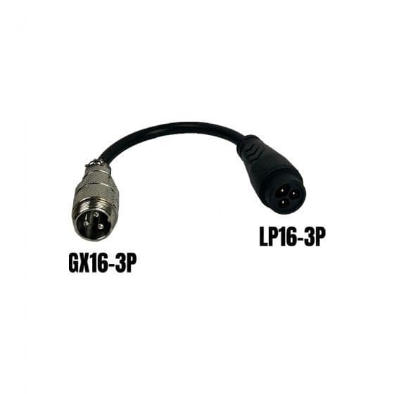 Adaptateur GX16 3 pins en mâle LP16