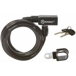 ANTIVOL SPIRALE A CLE "URBA" D8MM L150CM AVEC SUPPORT