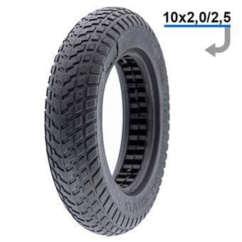 Pneu plein 10X2,0/2,5