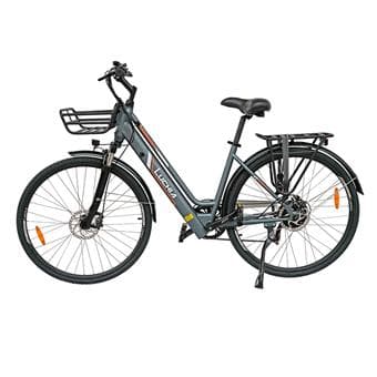 Vélo électrique urbain Antares gris 700C