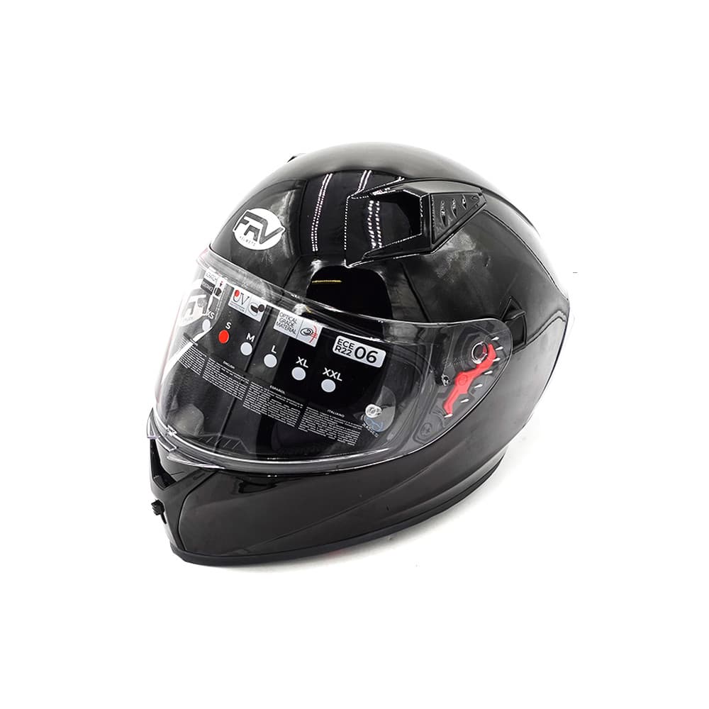 Casque intégral FRV noir (taille S à XL) (XL)