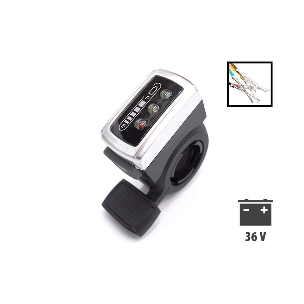 Gachette accelerateur indicateur batterie 36V