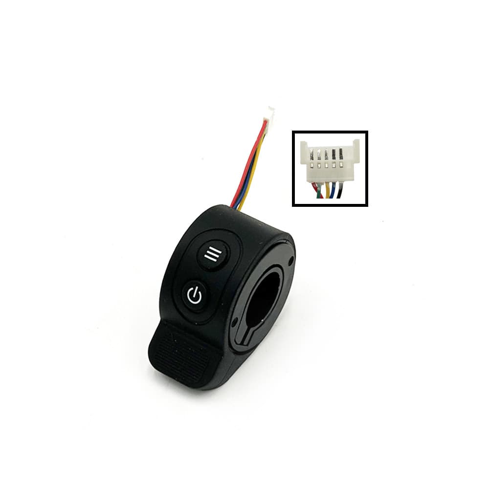 Gachette Accelerateur HX 7  - 3 Couleurs au Choix (Noir)