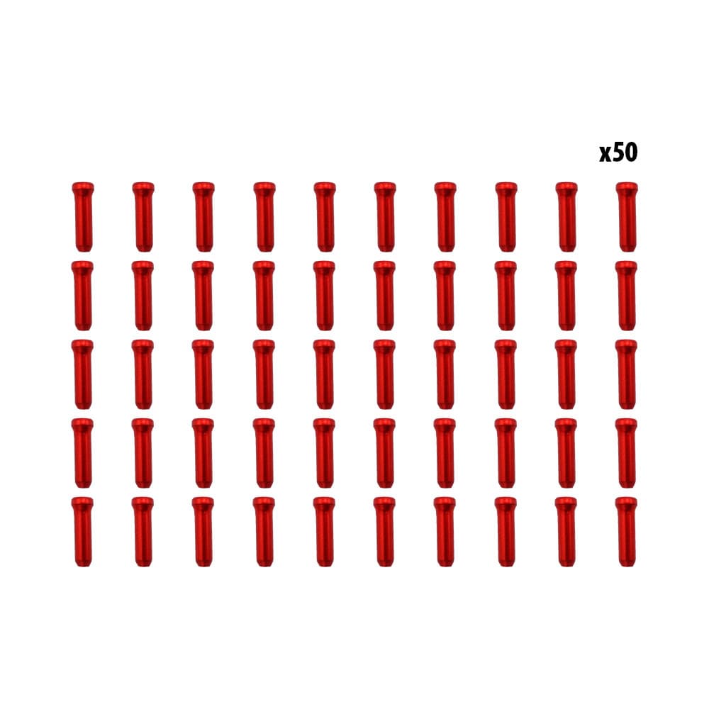 Arrets de cables rouge x50 pcs