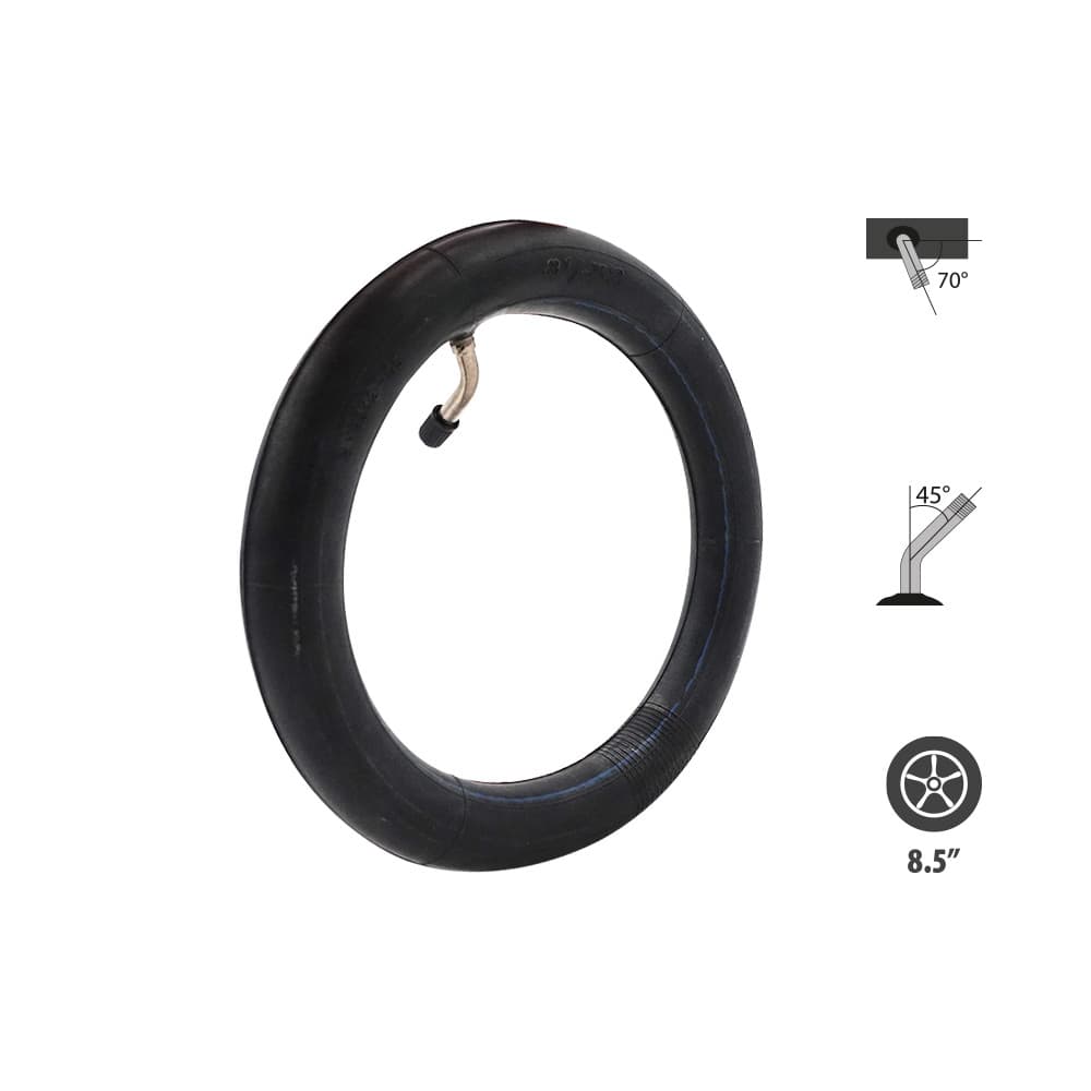 Chambre a air 8.5x2 diametre 156mm valve 70x45