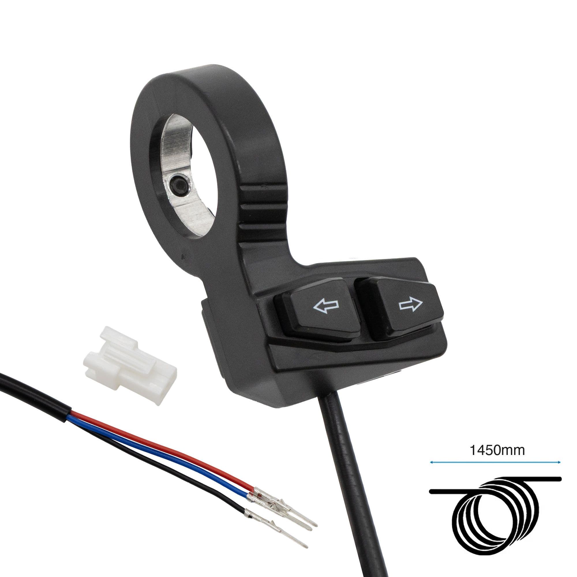 Commodo clignotant trottinette 3 fil (horizontal)