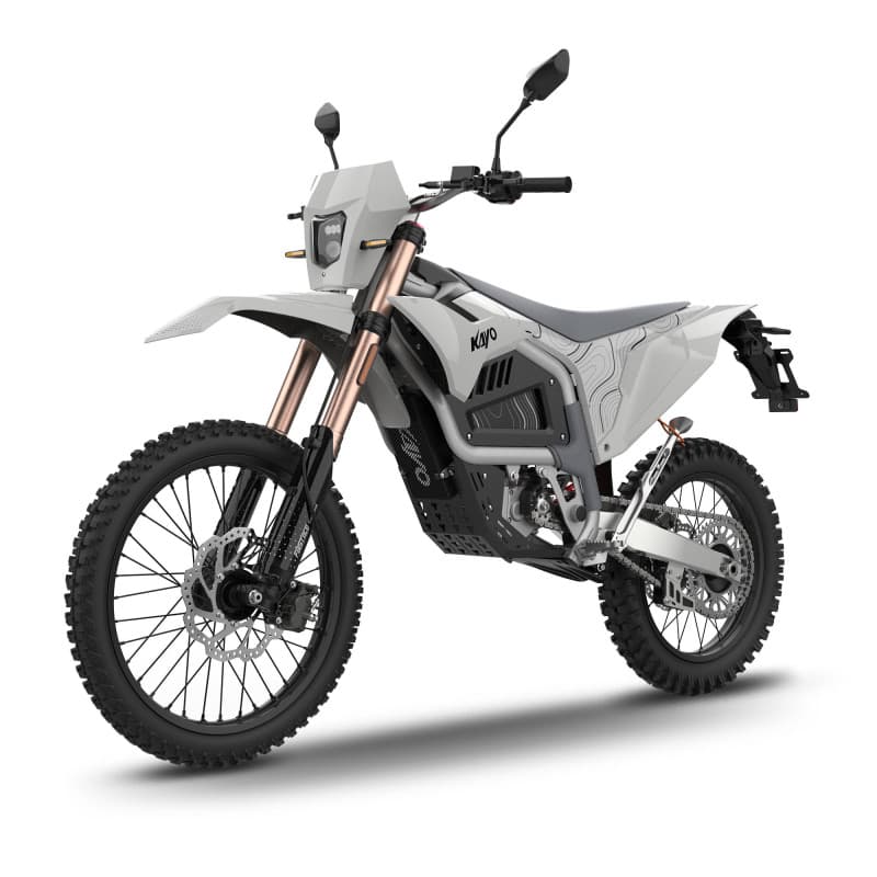 Moto enduro électrique Kayo EC2I homologuée route Gris