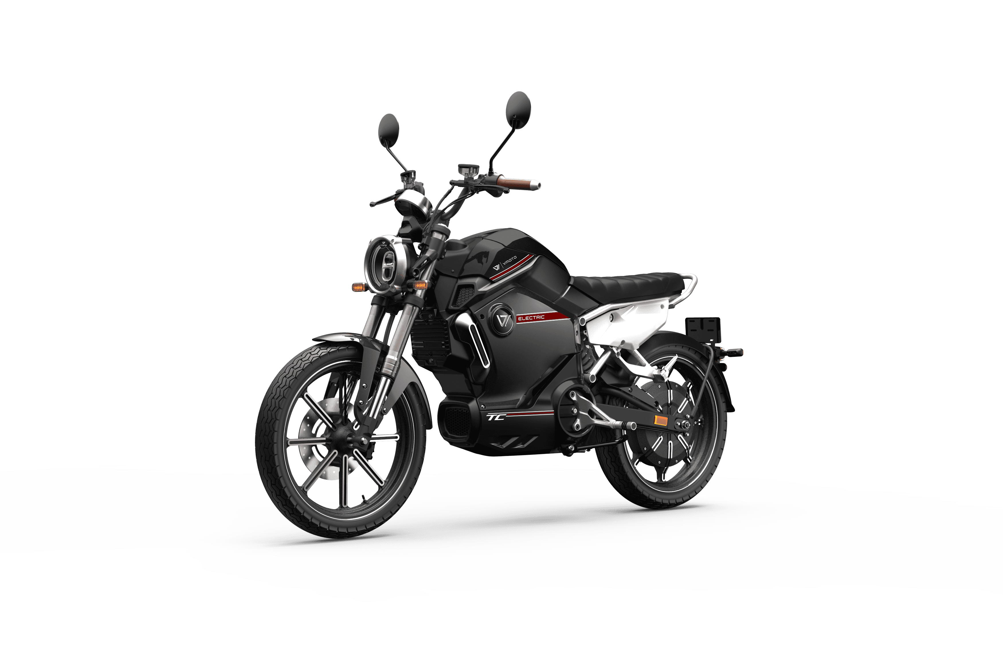 Moto électrique 50 Super Soco TC L1e 2 batteries 72V Noir
