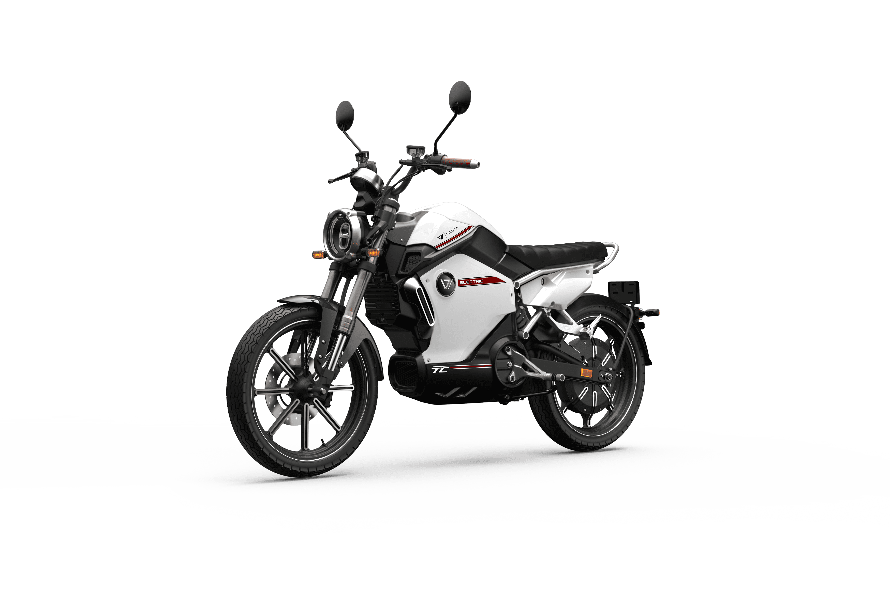 Moto électrique 50 Super Soco TC L1e 2 batteries 72V Blanc