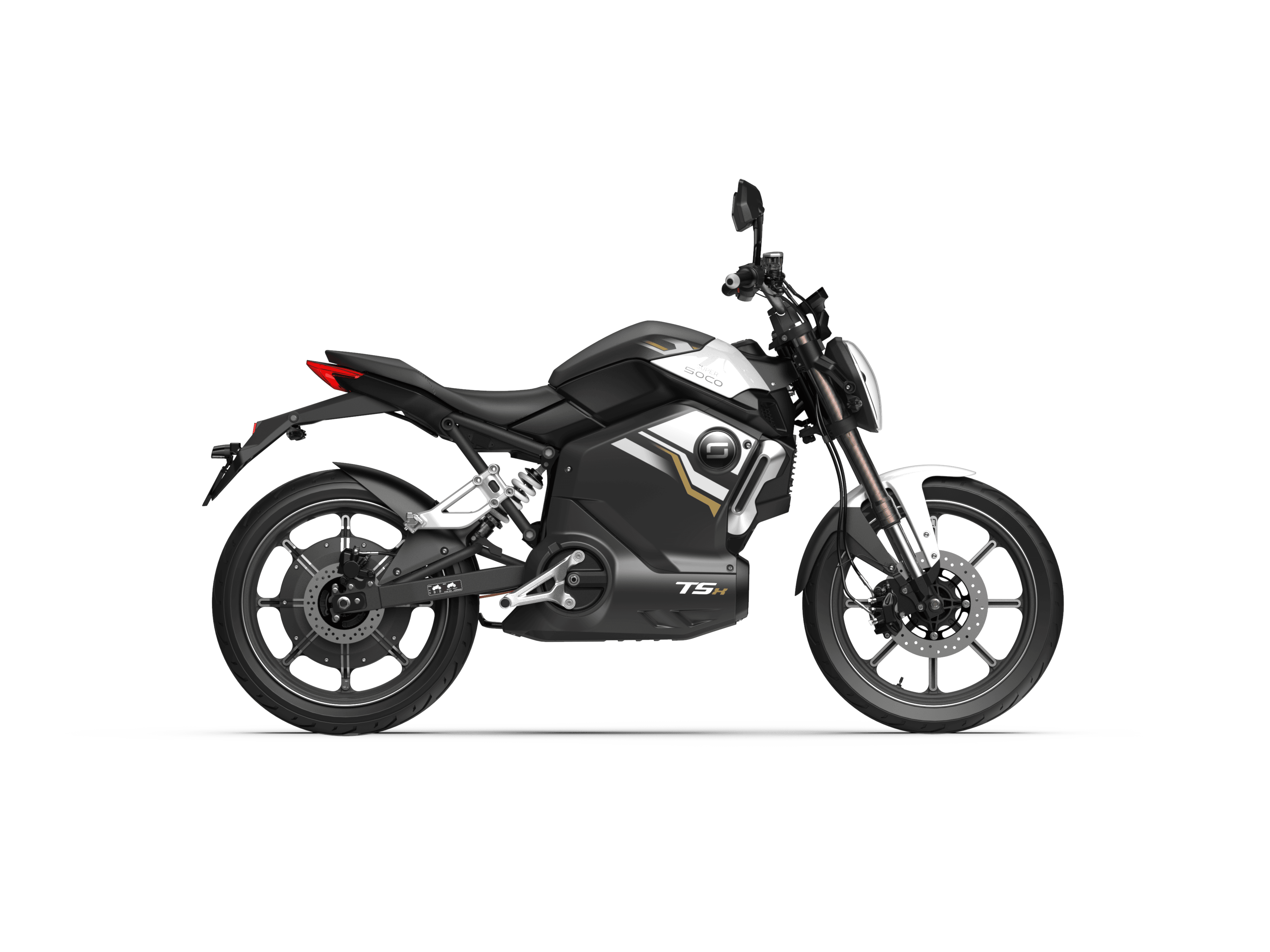 Moto électrique 50 Super Soco TSx L1e 2 batteries 72V Noir