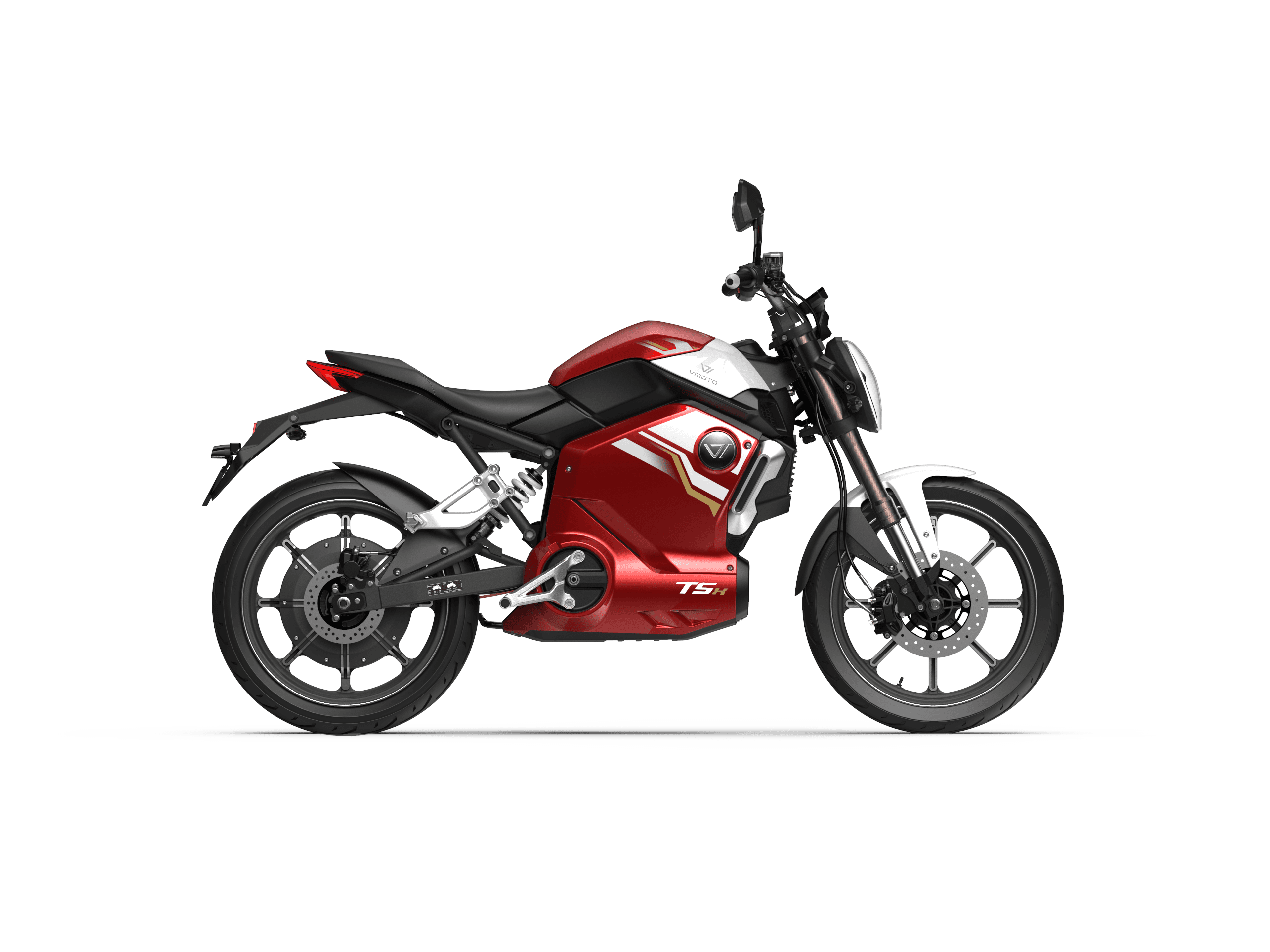 Moto électrique 50 Super Soco TSx L1e 2 batteries 72V Rouge