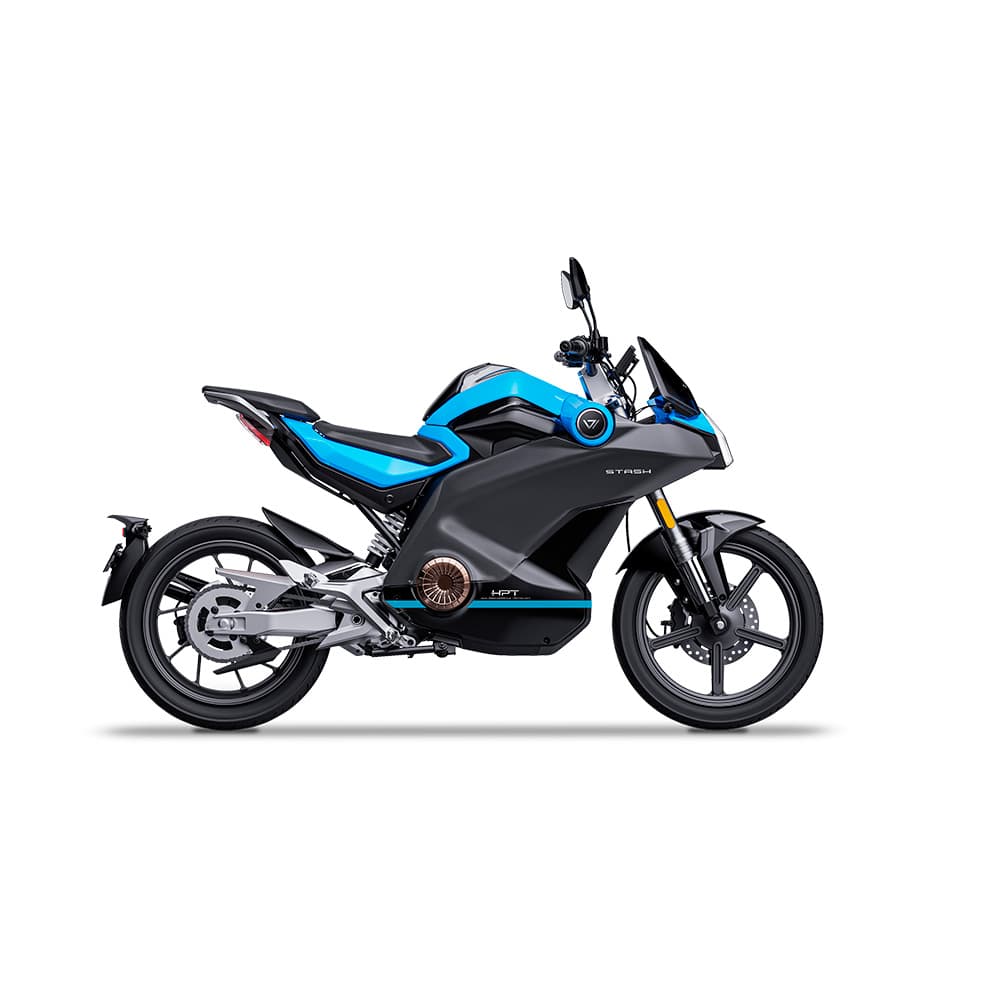 Moto électrique 125 Super Soco Stash Bleu