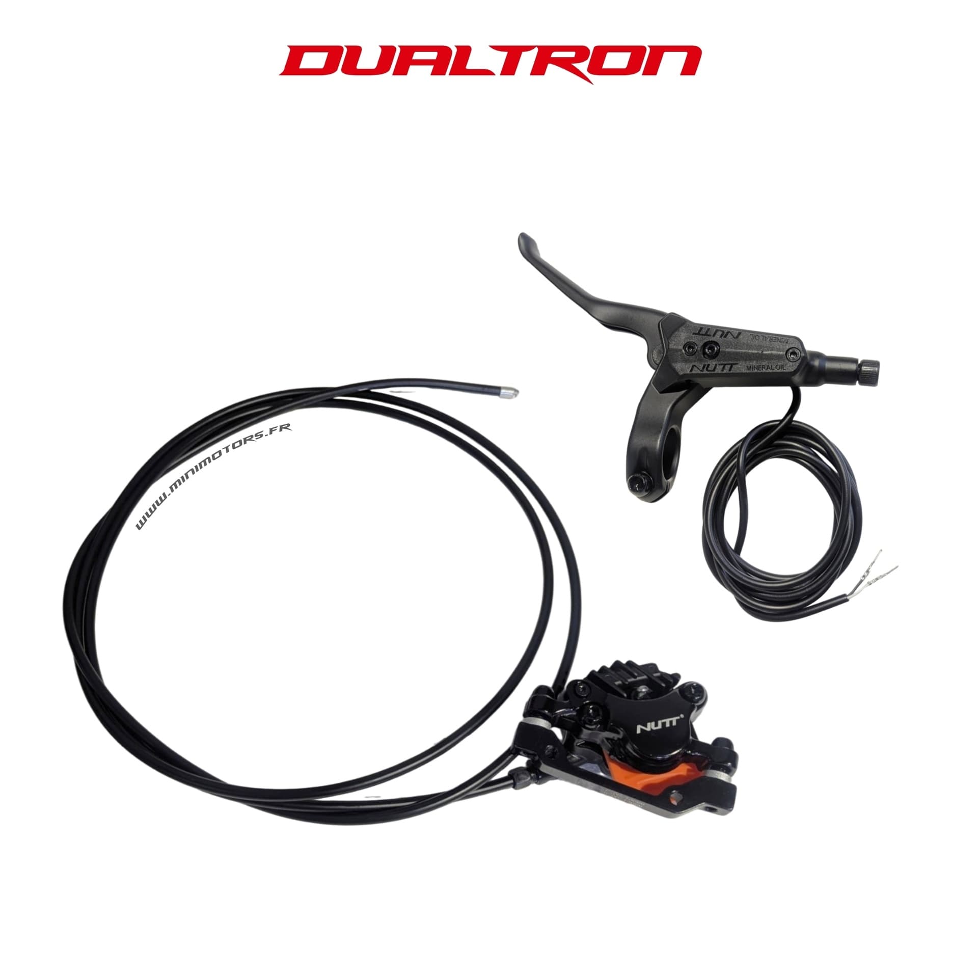 Dualtron | SET DE FREIN HYDRAULIQUE NUTT ARRIERE (LEVIER,ETRIER,CABLE)