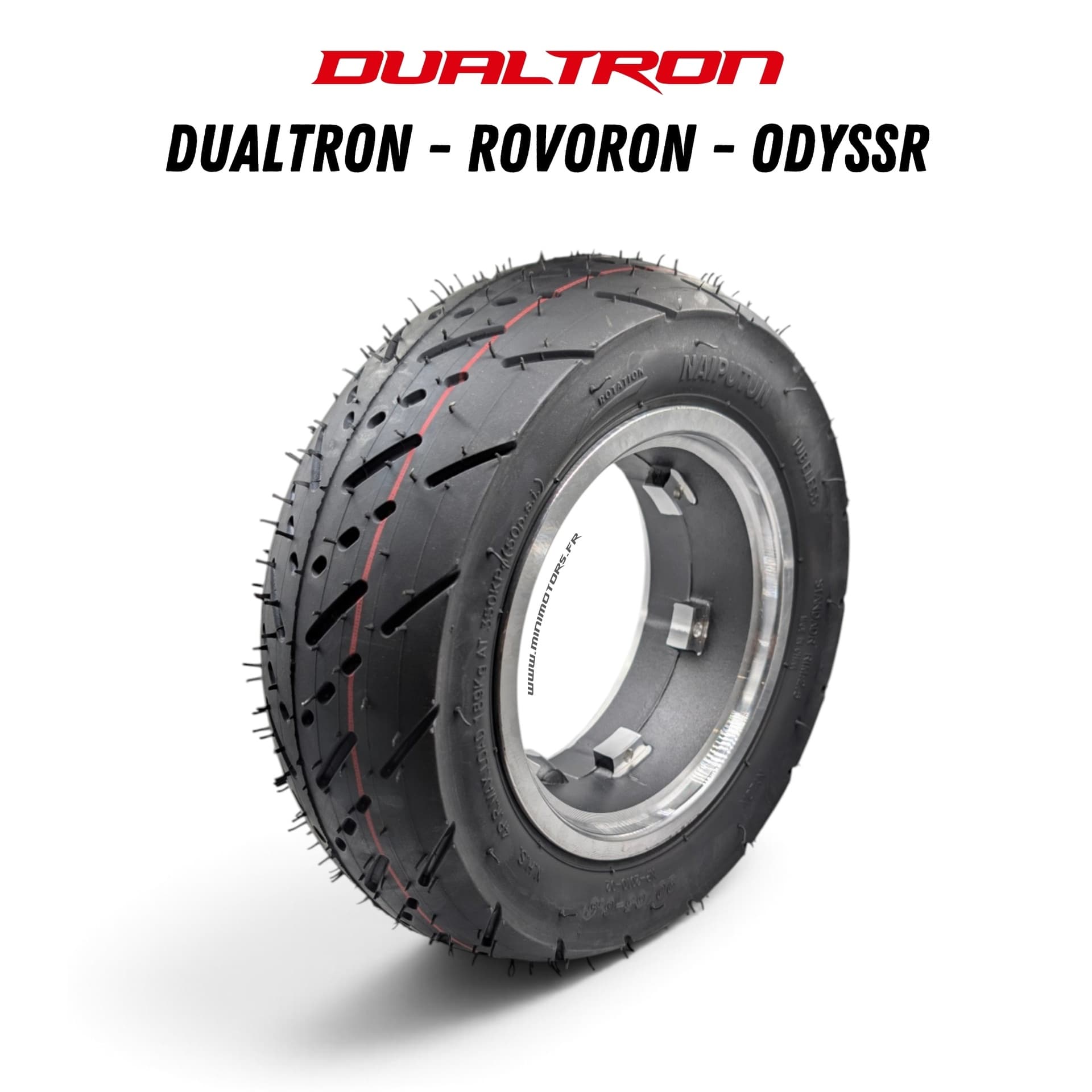 Dualtron Thunder 1/2, Storm, Ultra, Achilleus 2023 | ROUE COMPLETE ARRIERE TUBELESS
