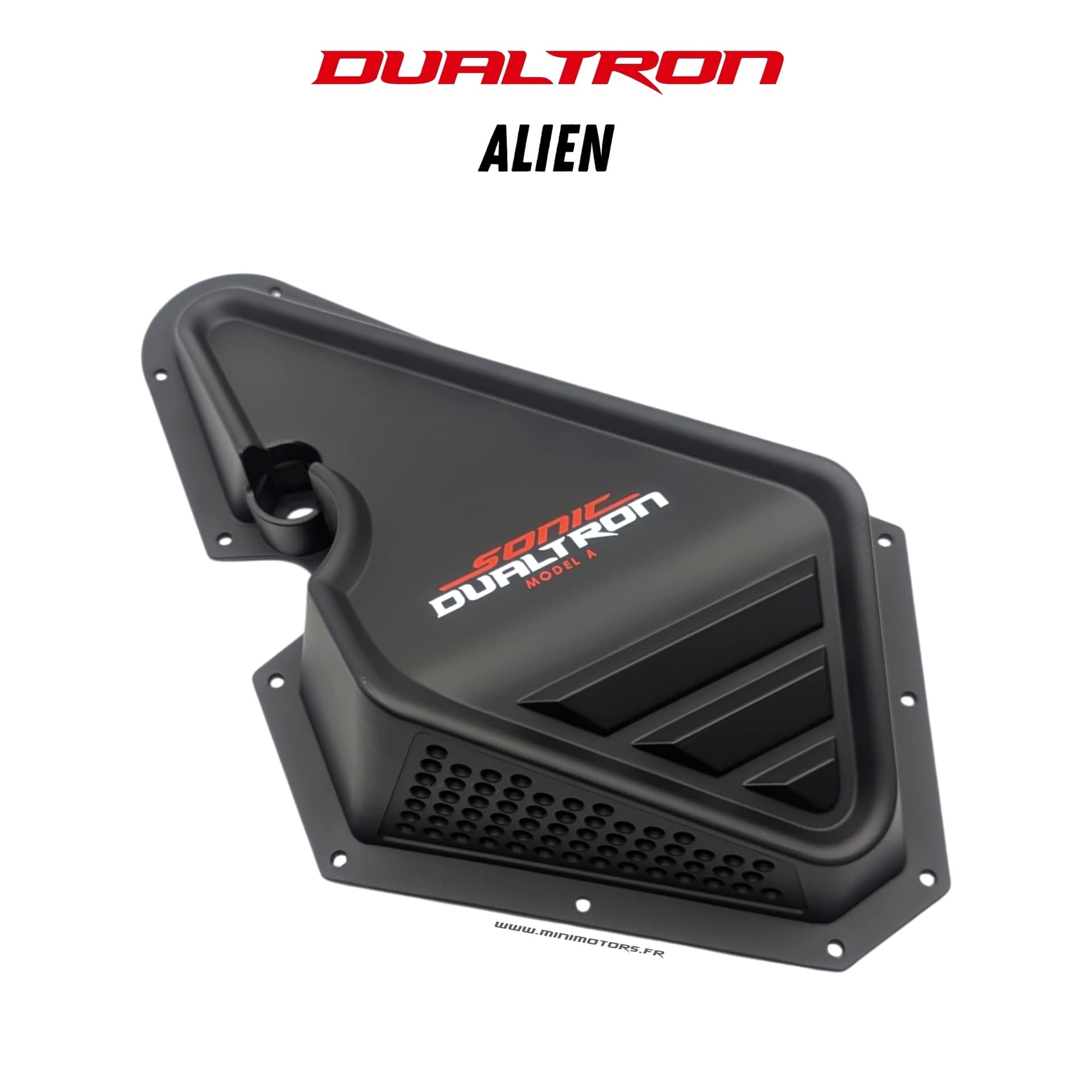 Dualtron Alien | CACHE GAUCHE BOITIER COLONNE DE DIRECTION (NOIR)