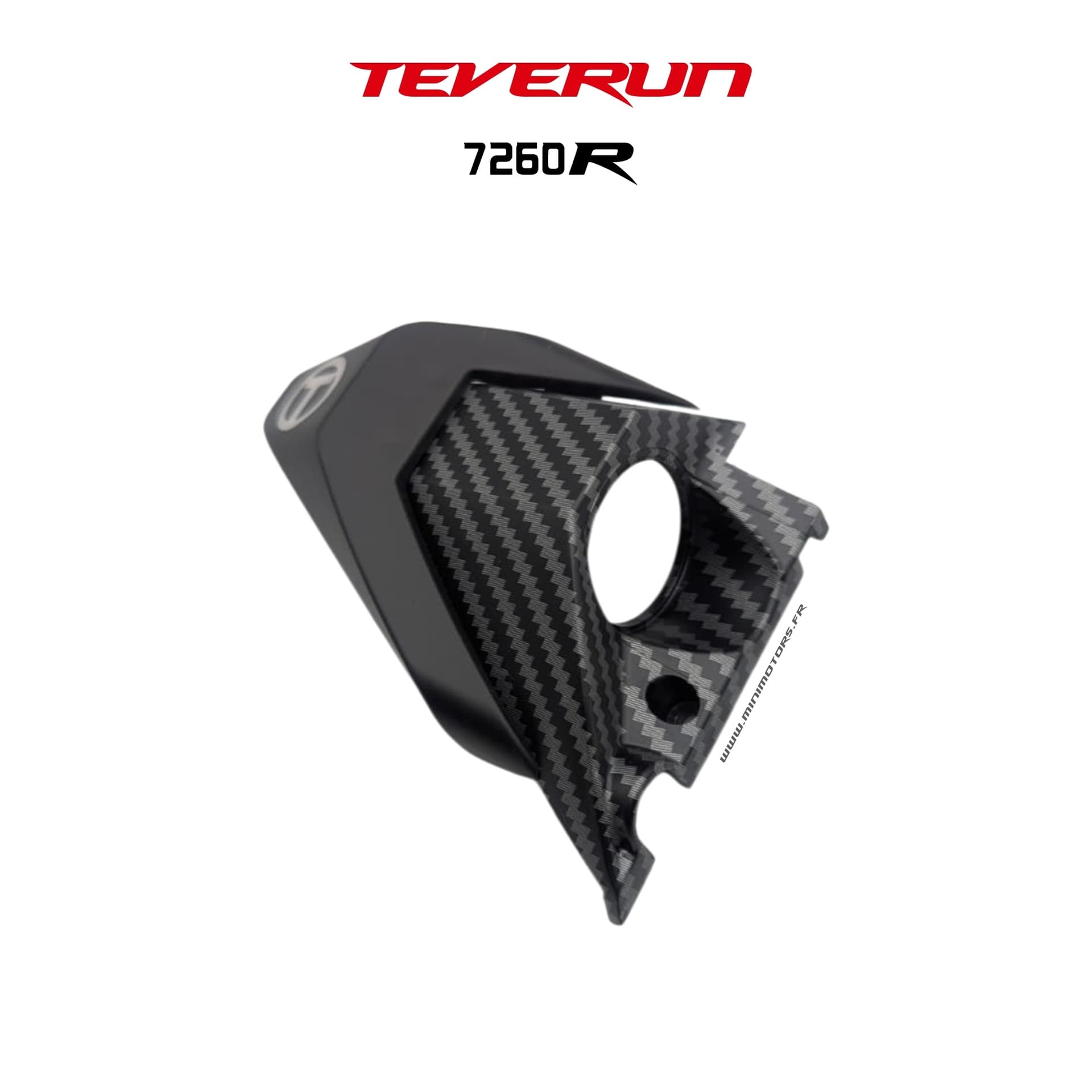 Teverun Fighter 7260r 2025 | CACHE LED LATERAL AV DROIT OU AR GAUCHE EFFET CARBONE
