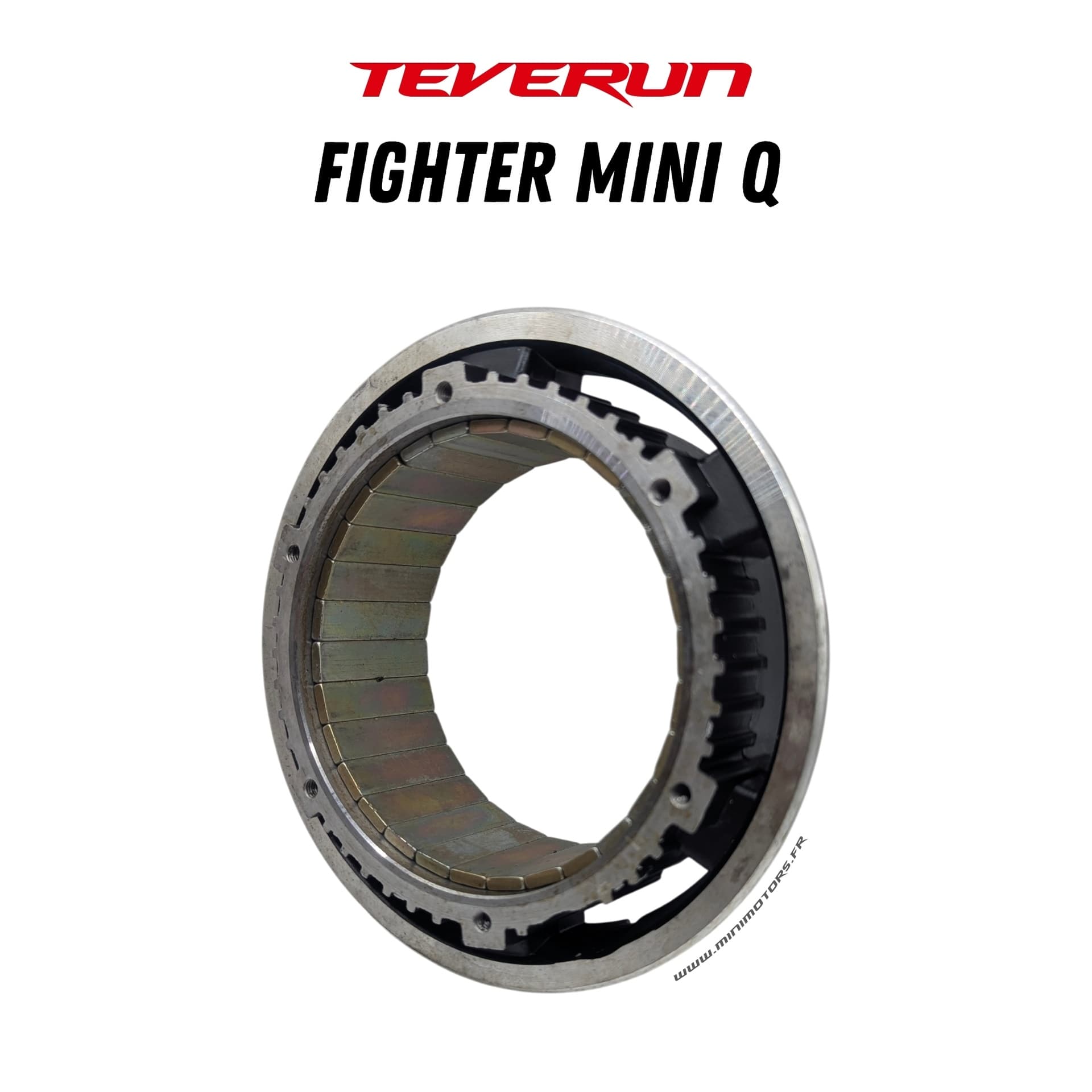 Teverun Fighter Mini Q | JANTE AVEC AIMANT AV/AR