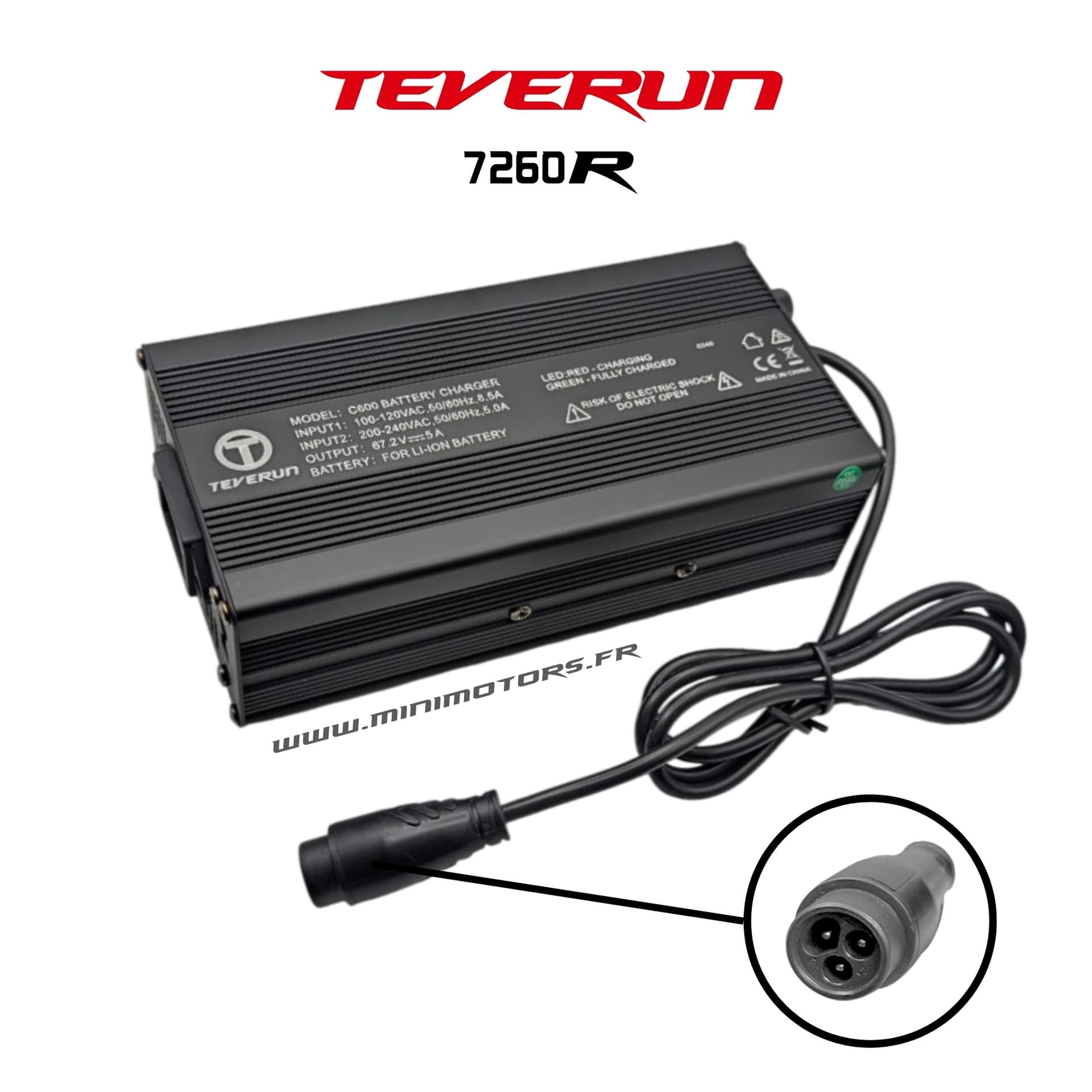 Teverun Fighter Supreme & 7260r | CHARGEUR RAPIDE 84V 5A V2
