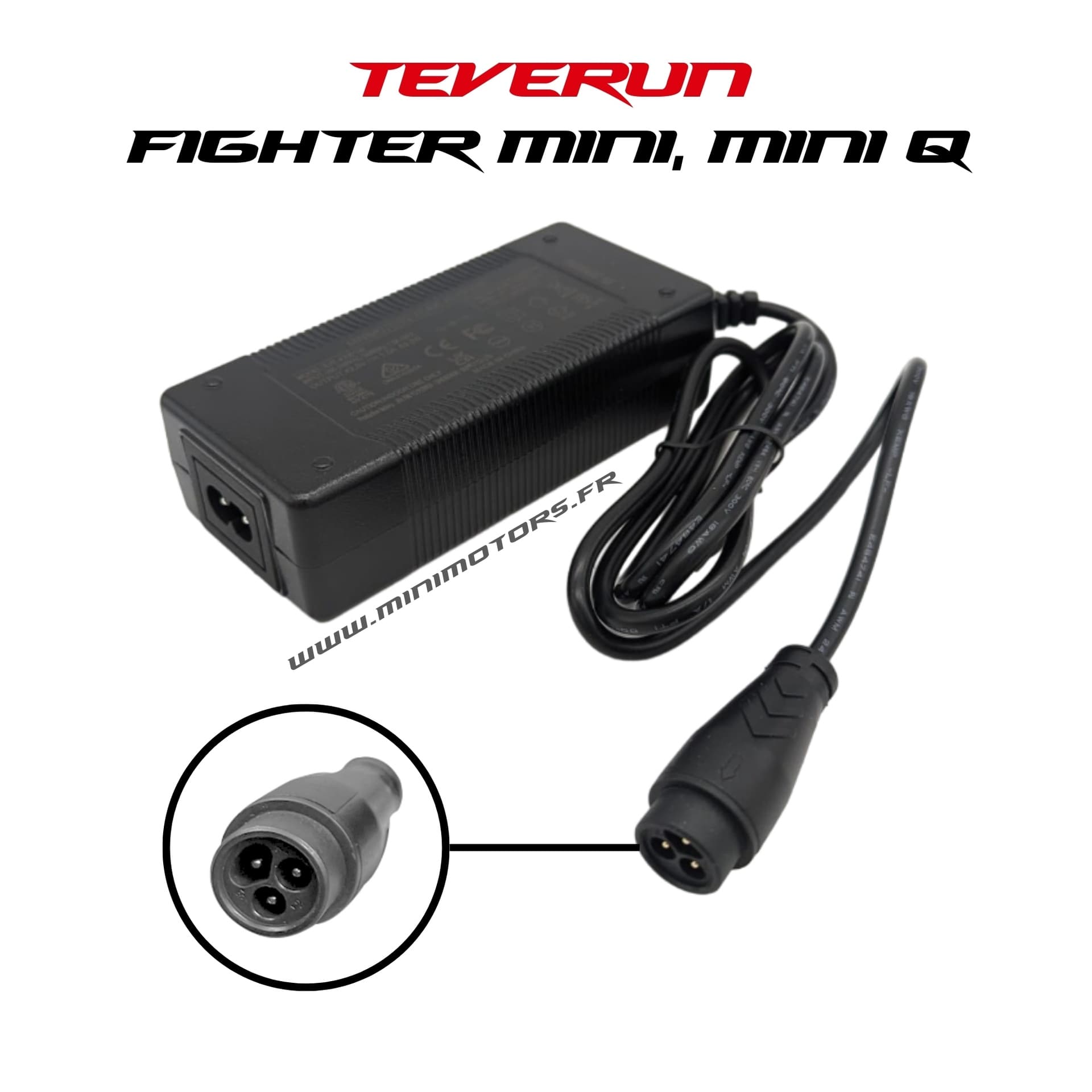 Teverun Fighter Mini & Fighter Q & Space | CHARGEUR 58.8V 2A