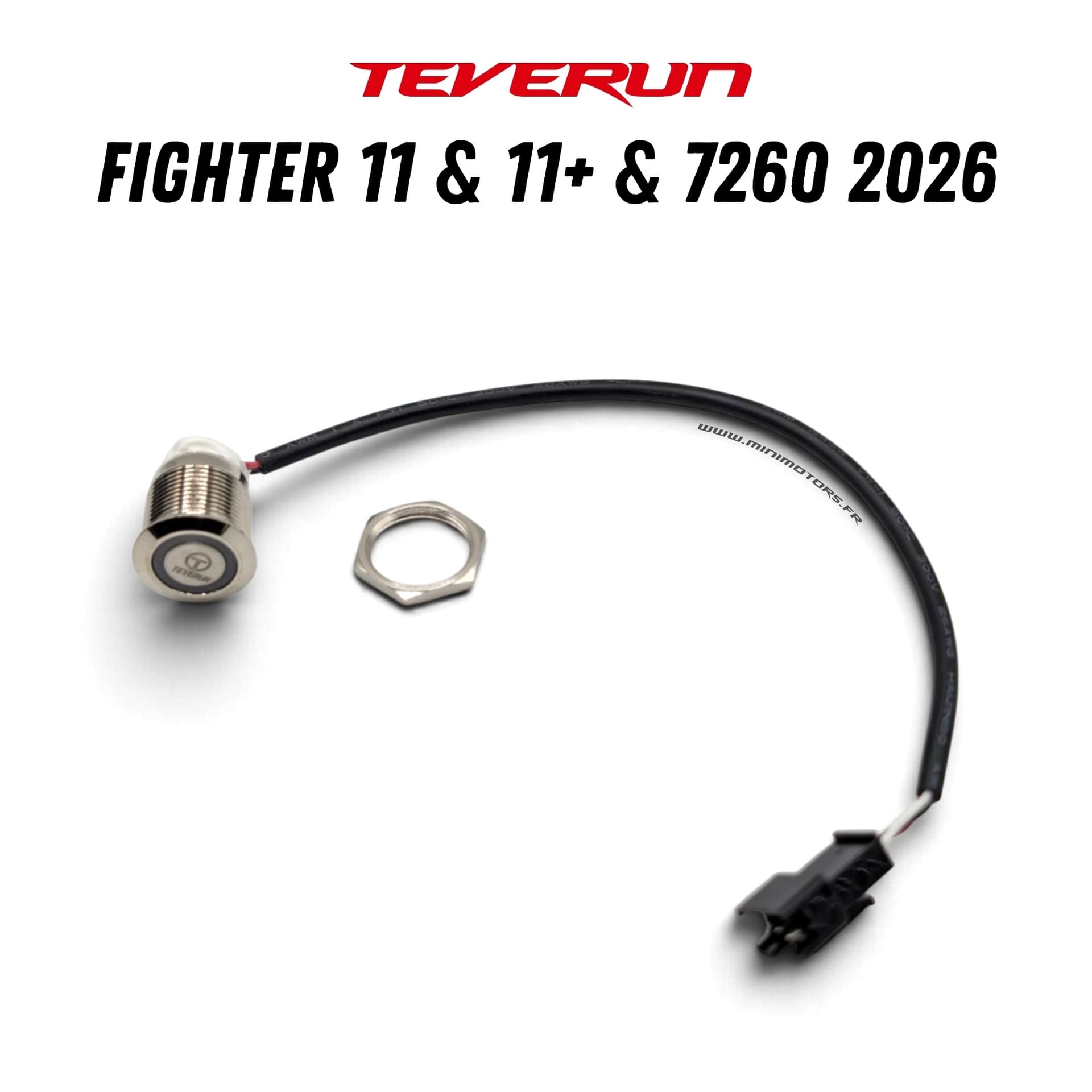 Teverun Fighter 11 & 11+ & 7260 2026 | BOUTON COUPE CIRCUIT BATTERIE