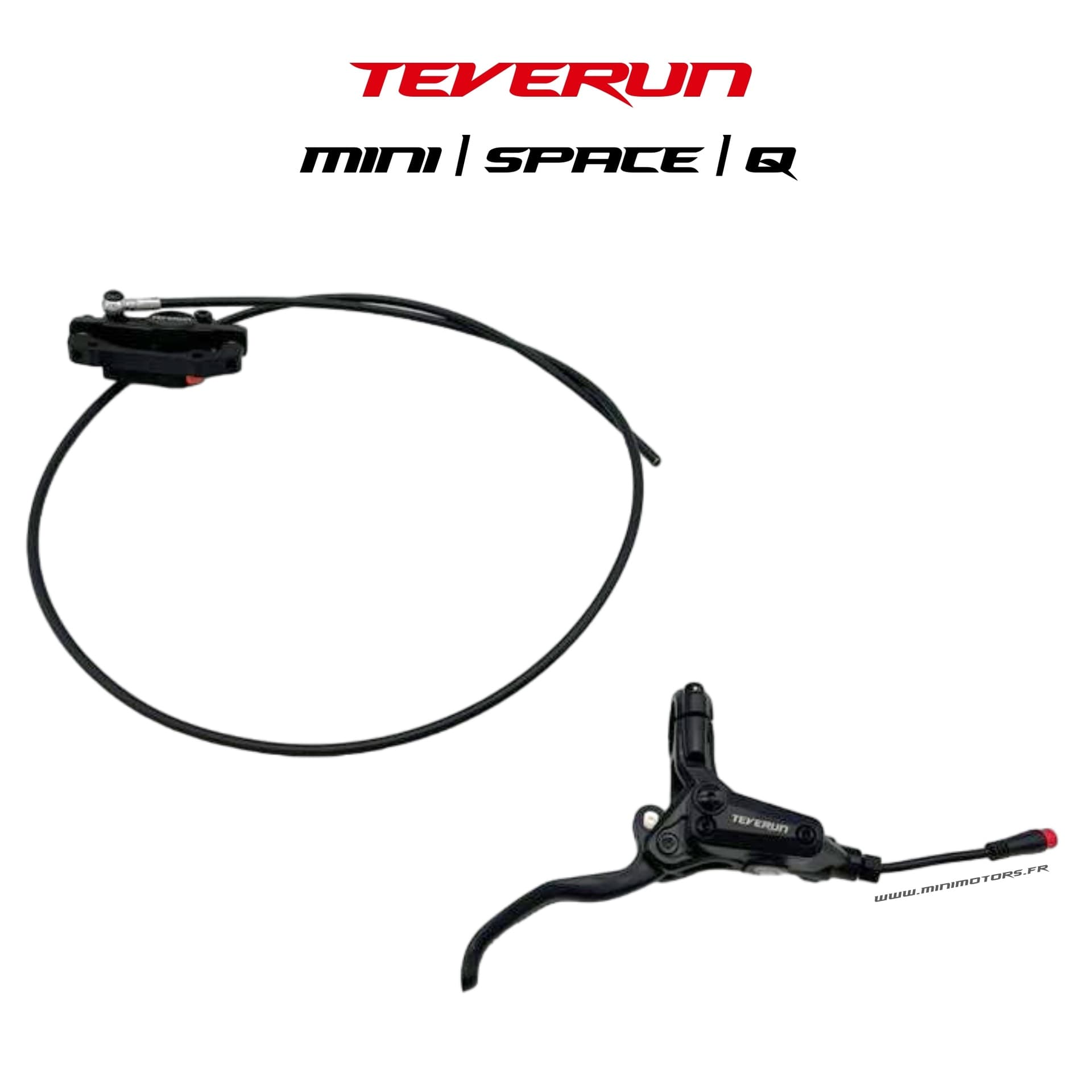 Teverun Fighter Mini & Space & Mini Q | KIT COMPLET DE FREIN HYDRAULIQUE AV
