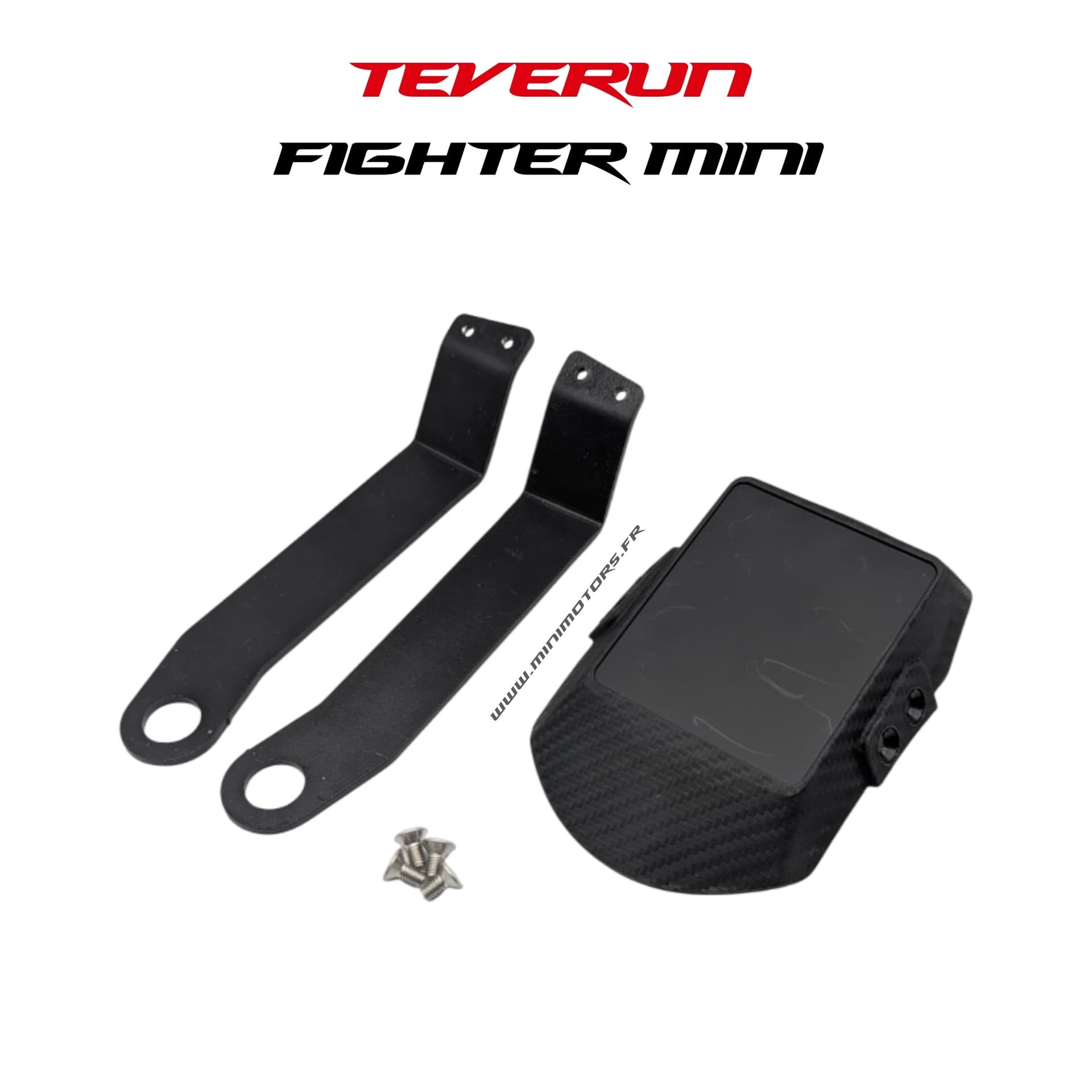 Teverun Fighter Mini & Eco & Pro | SUPPORT PLAQUE D'IMMATRICULATION