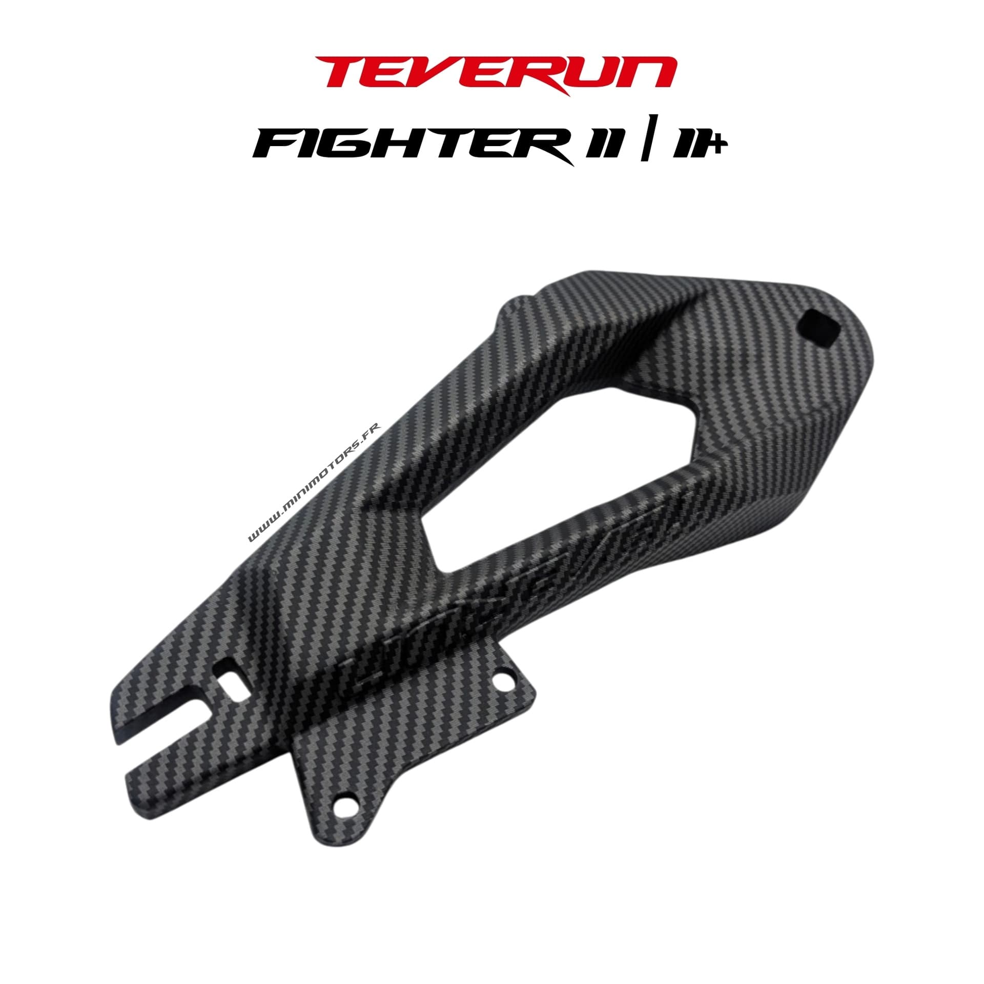 Teverun Fighter 11 & 11+ 2026 | BRAS DE FOURCHE AV GAUCHE & AR DROIT EFFET CARBONE