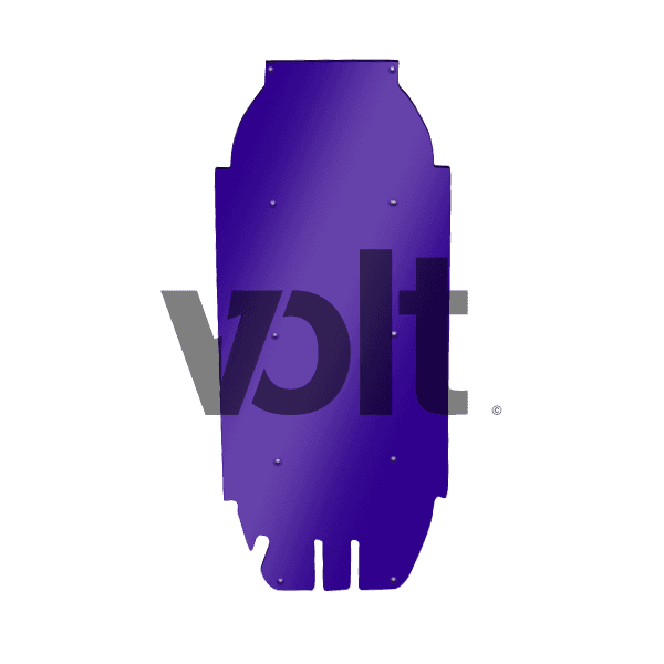 CARBONREVO PLAQUE PROTECTION V2 VIOLET(RONDELLE ET VIS)-SPW4 18-26Ah