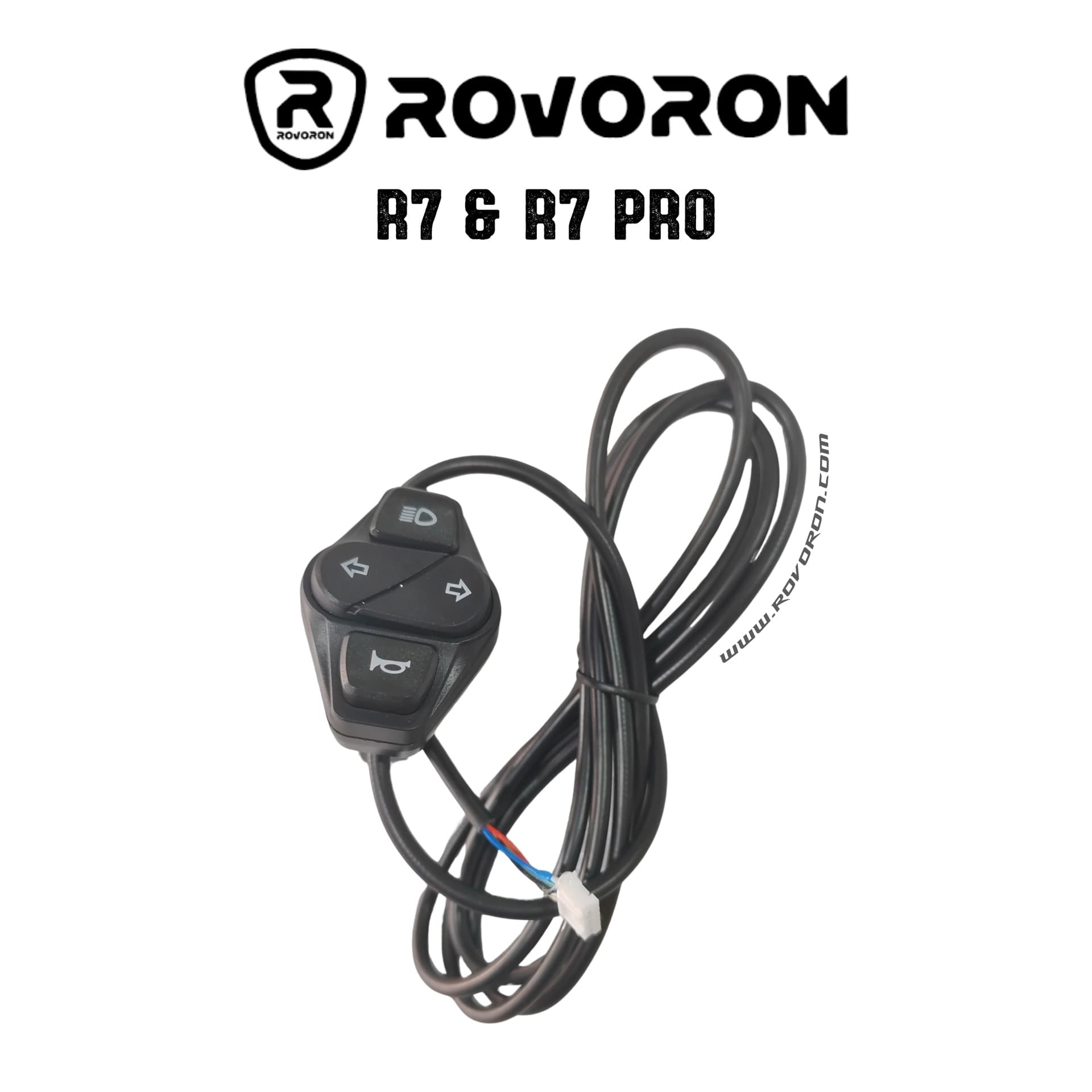 Rovoron R7 & R7 Pro | COMMODO CLIGNOTANTS / KLAXON / PHARE
