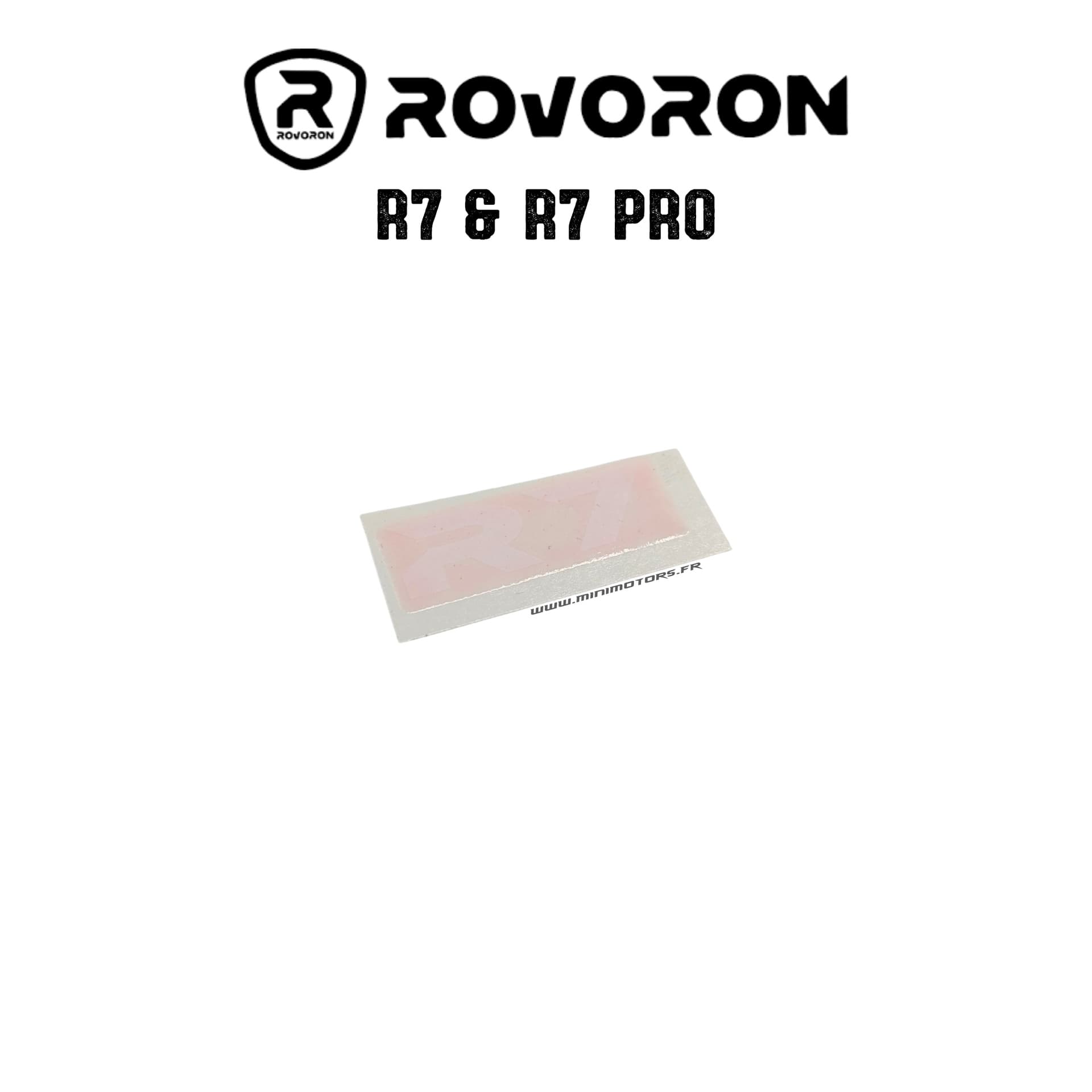 Rovoron R7 & R7 Pro | STICKER LOGO R7 BRAS DE FOURCHE