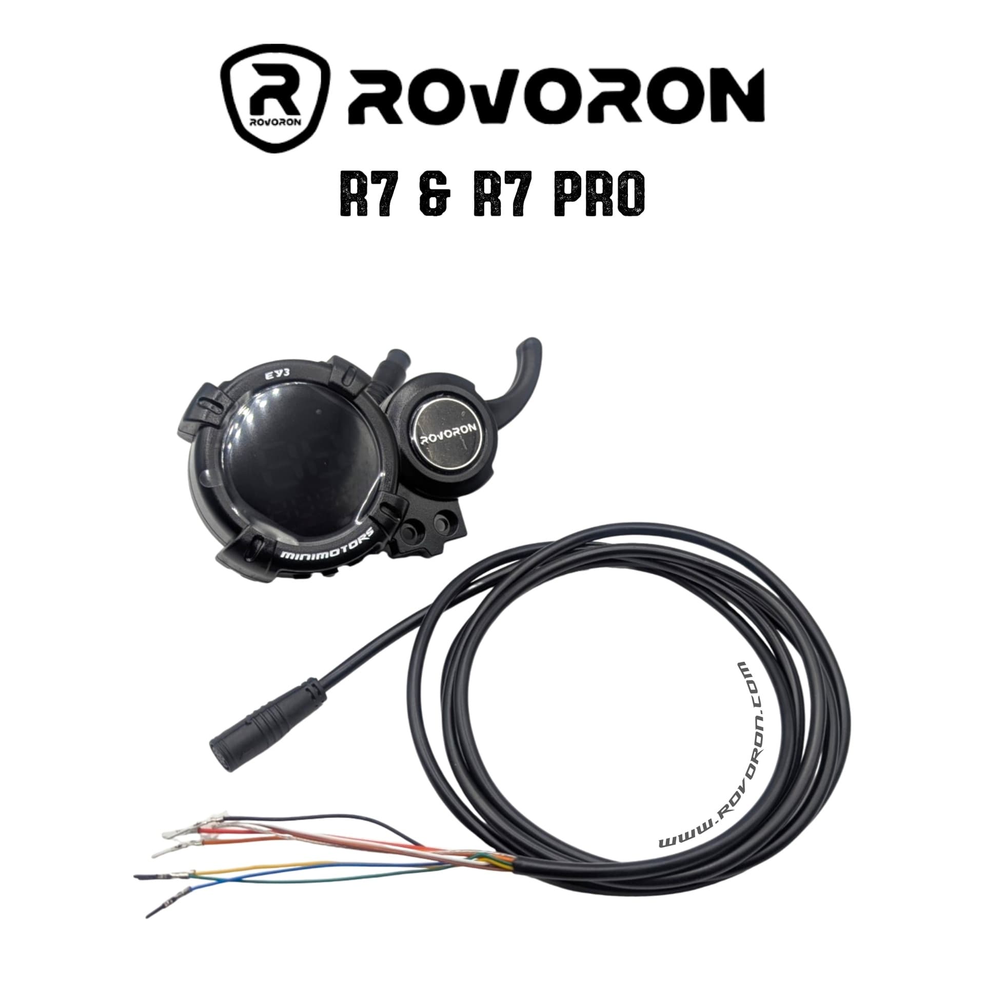 Rovoron R7 & R7 Pro | DISPLAY EY3 CONNECTÉ