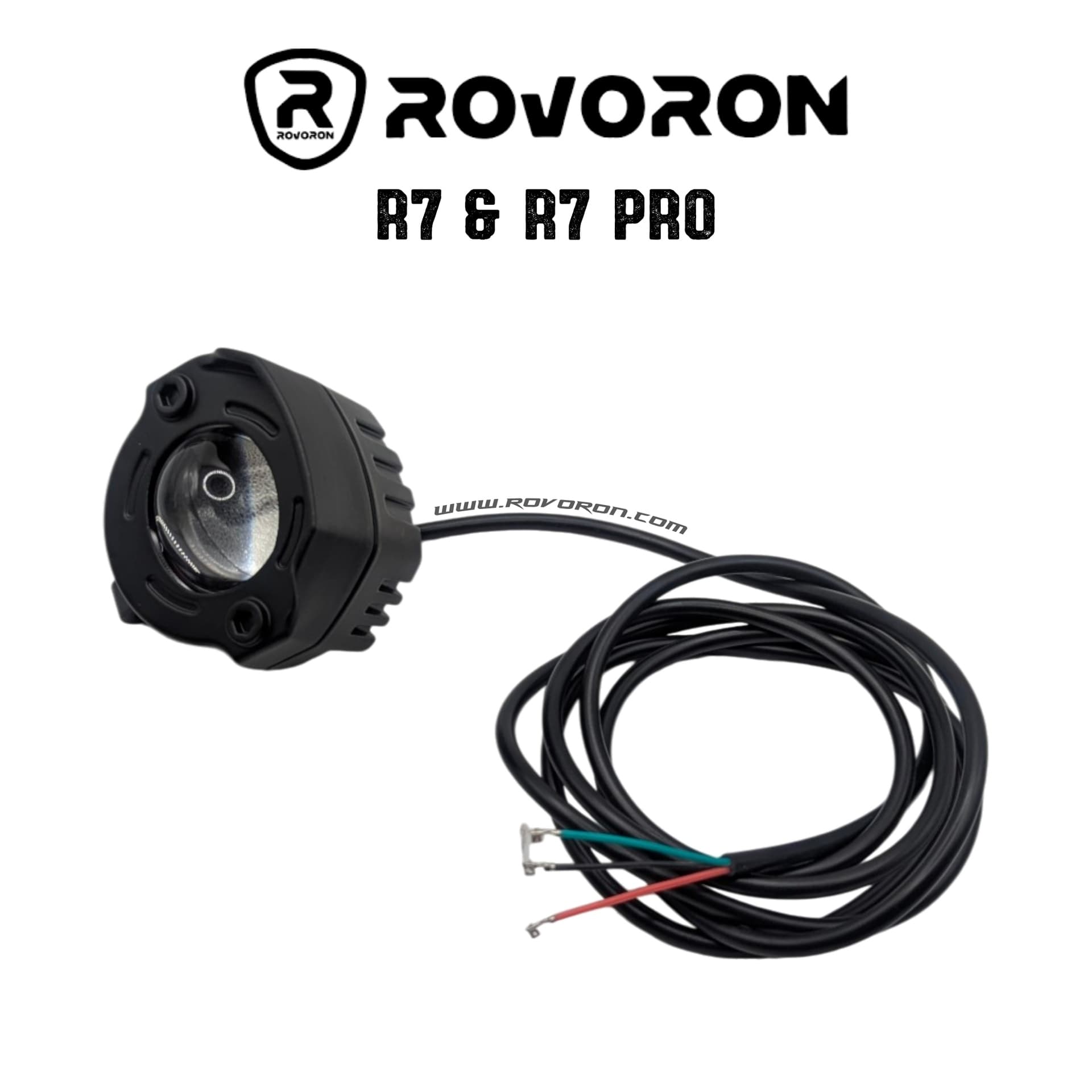 Rovoron R7 & R7 Pro | PHARE AVANT + KLAXON