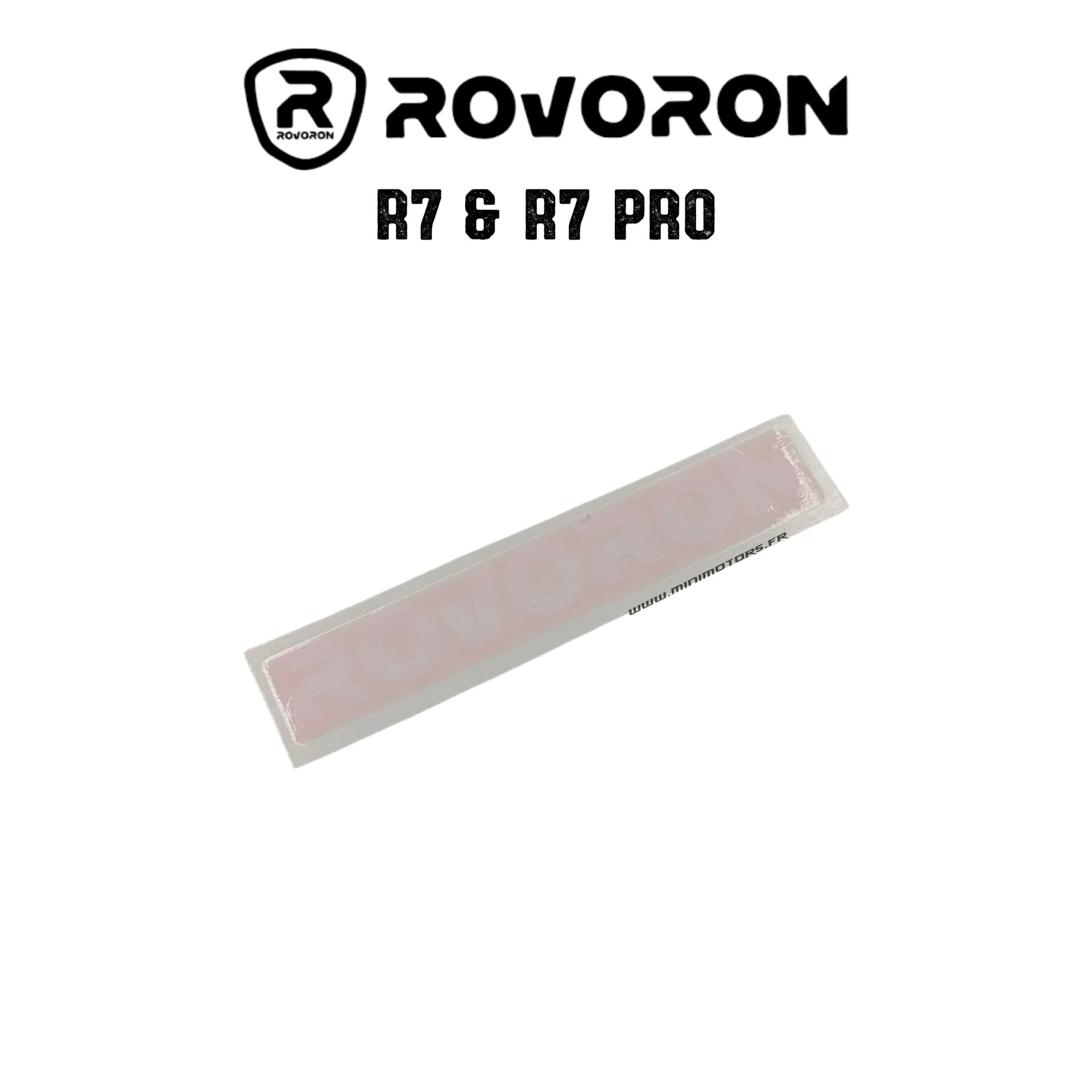 Rovoron R7 & R7 Pro | STICKER LOGO ROVORON BRAS DE FOURCHE