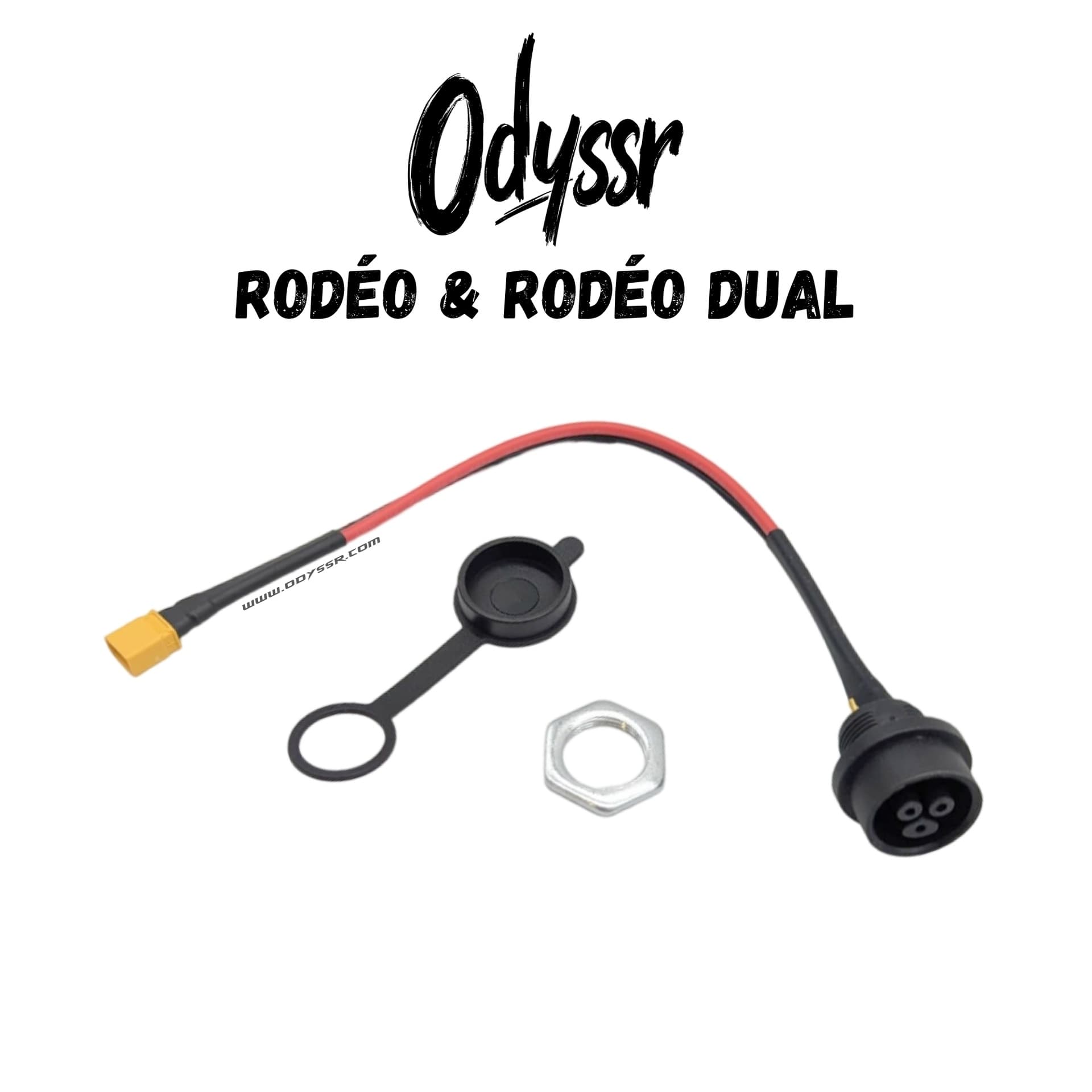 Odyssr Rodeo & Rodeo Dual | CONNECTEUR DE CHARGE + CACHE