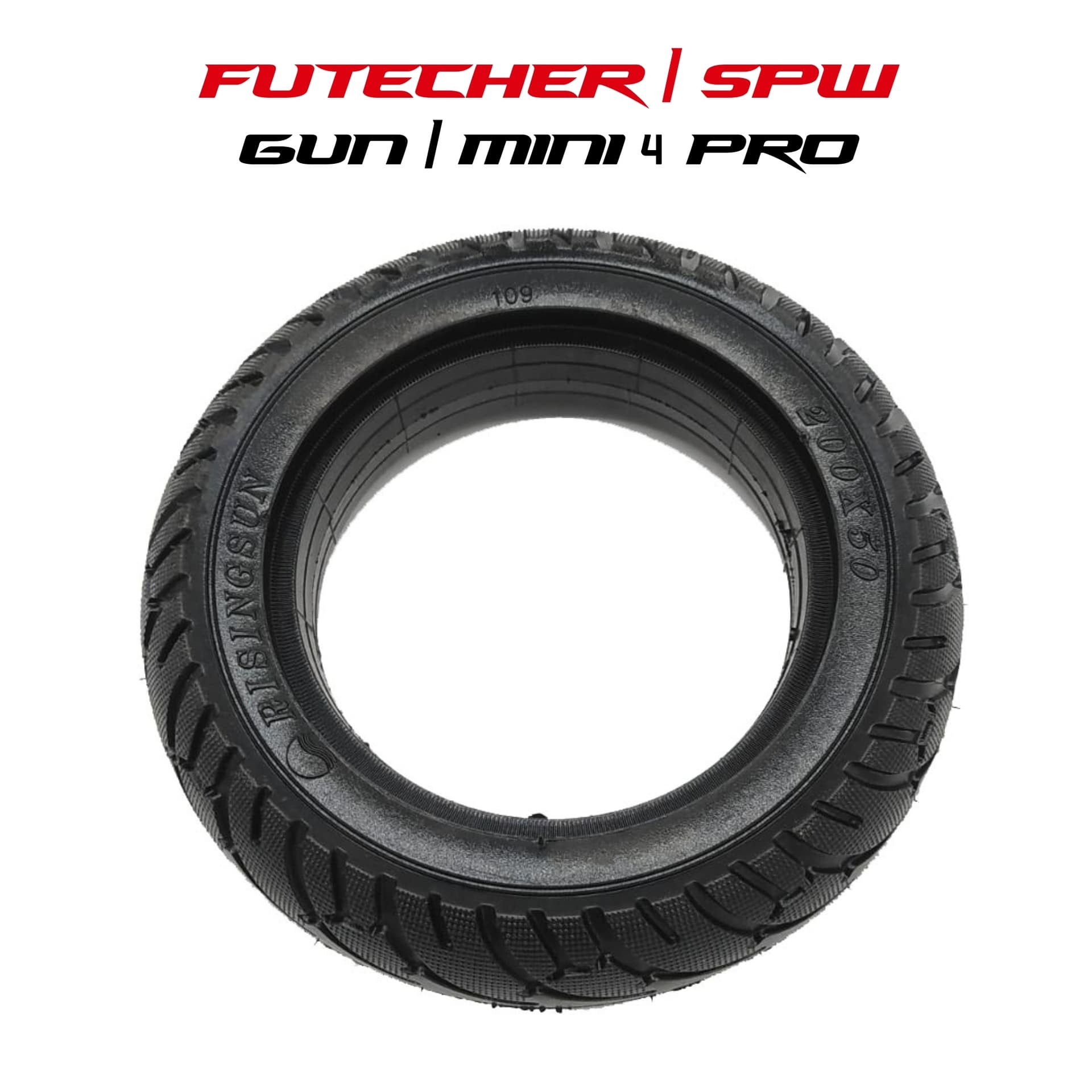 Spw Mini 4 Pro - Futecher Gun (48v) | PNEU PLEIN ARRIERE 8