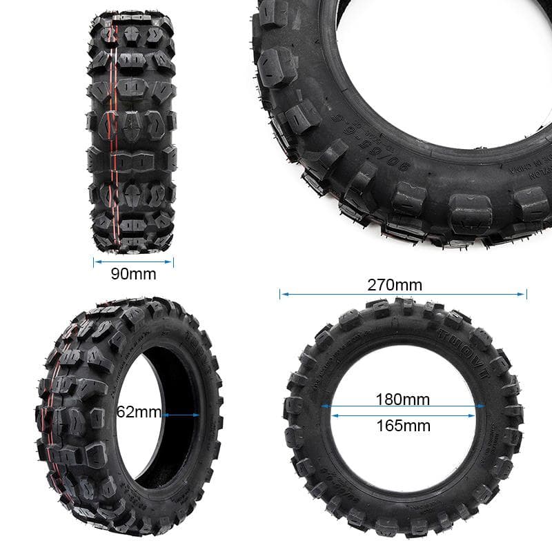 Pneu Tubeless 90/65-6,5 TUOVT - 1M