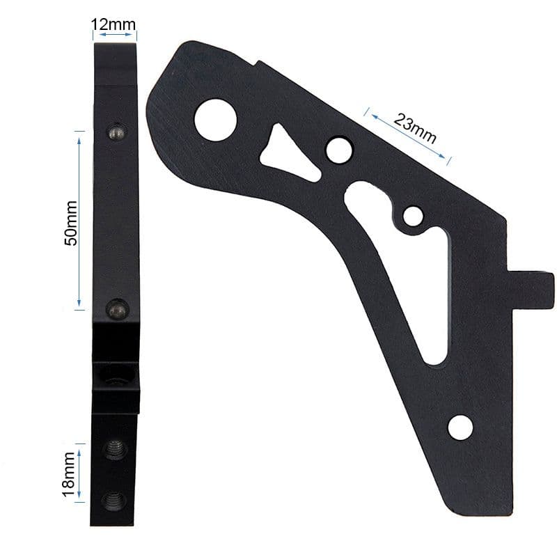 Pièce de connexion droite de fourche arrière KuKirin G2 Max