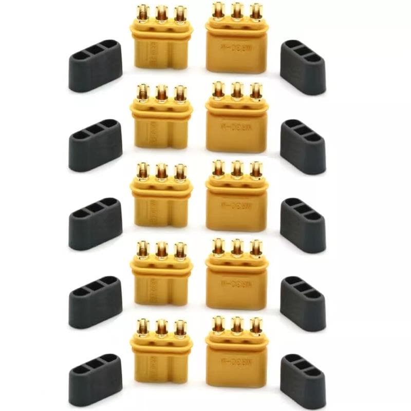 Connecteur MR30 Amass avec protecteur - 5M/5F