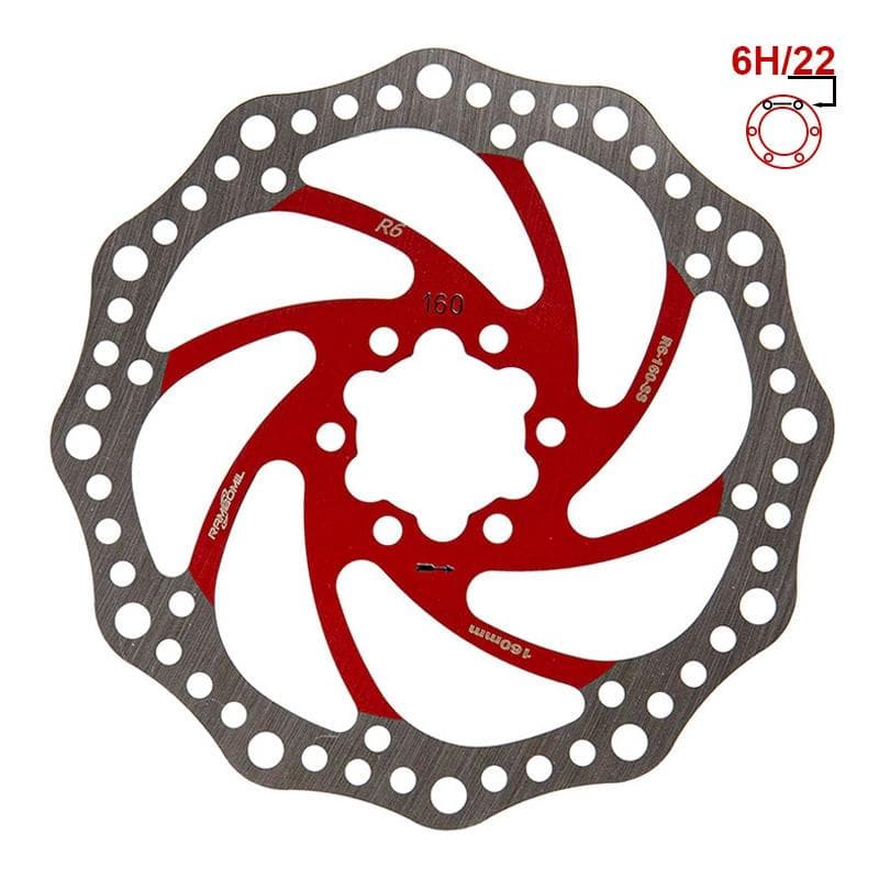 Disque de frein R6.1 160mm 6H RAMBOMIL bleu
