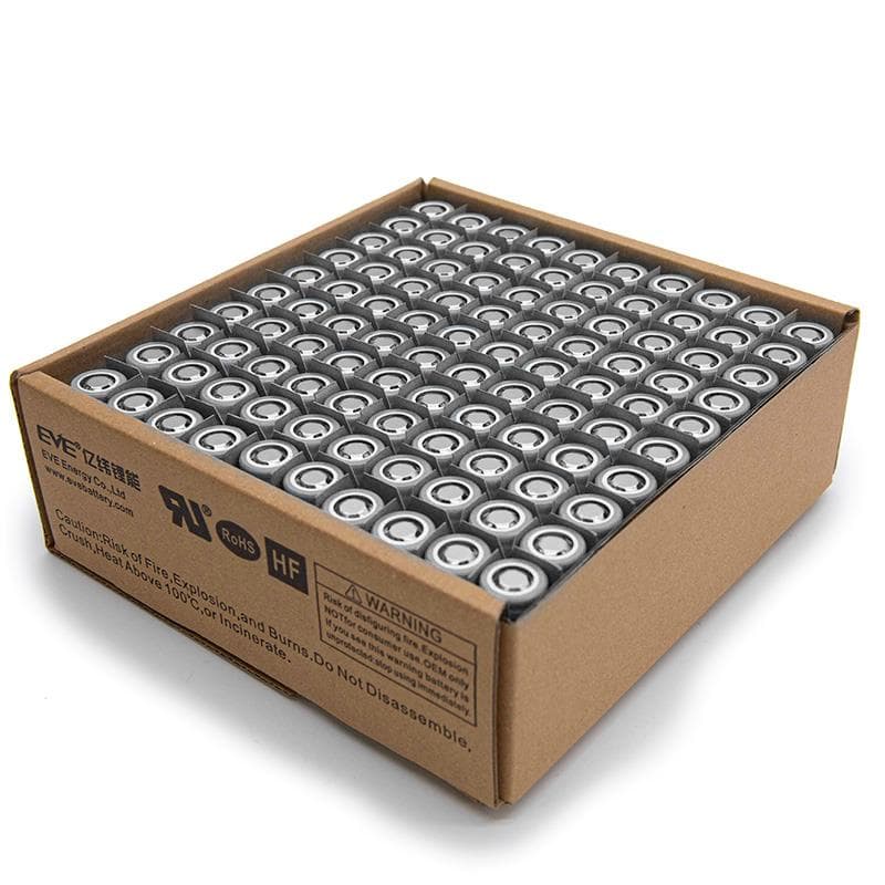Cellule 18650 3,5A/h 3C EVE - 100 unités