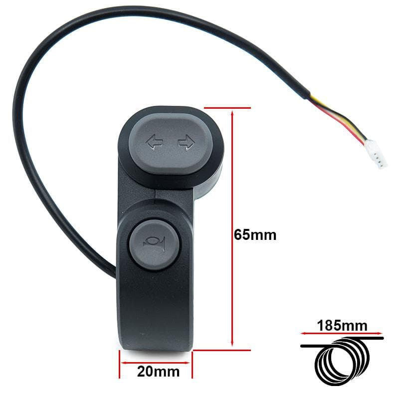 Interrupteur avec Clignotants et Klaxon avec connecteur JST ZH 20cm Ninebot F2/F2 Pro Ninebot -