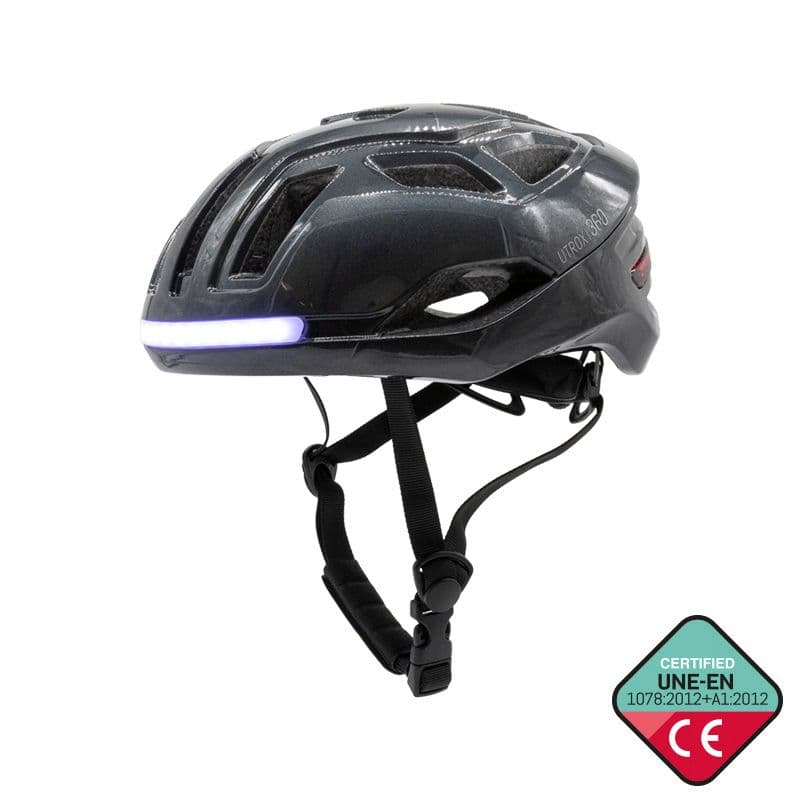 UTROX Urban Gray éclairage intégré + clignotants dynamiques, taille unique