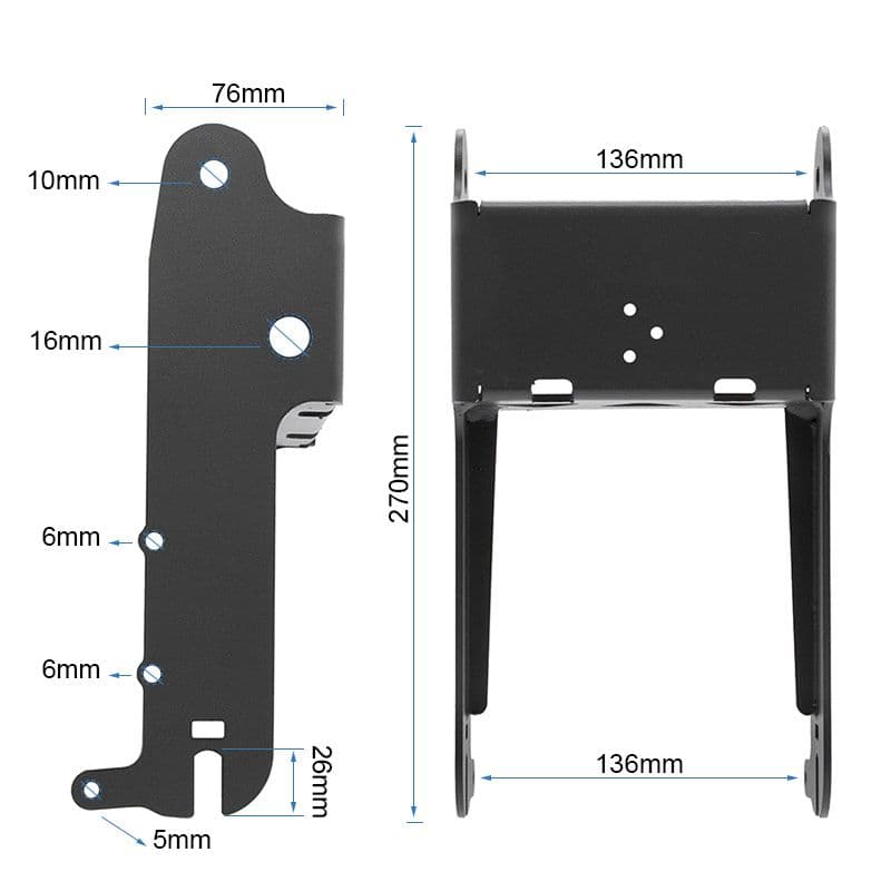Fourche arrière Kukirin G2