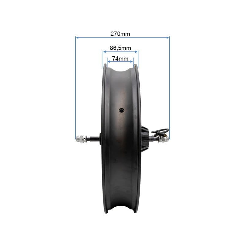 Roues arrière 20x4,0 avec moteur 250W 80Nm LITHOR/BRAVE