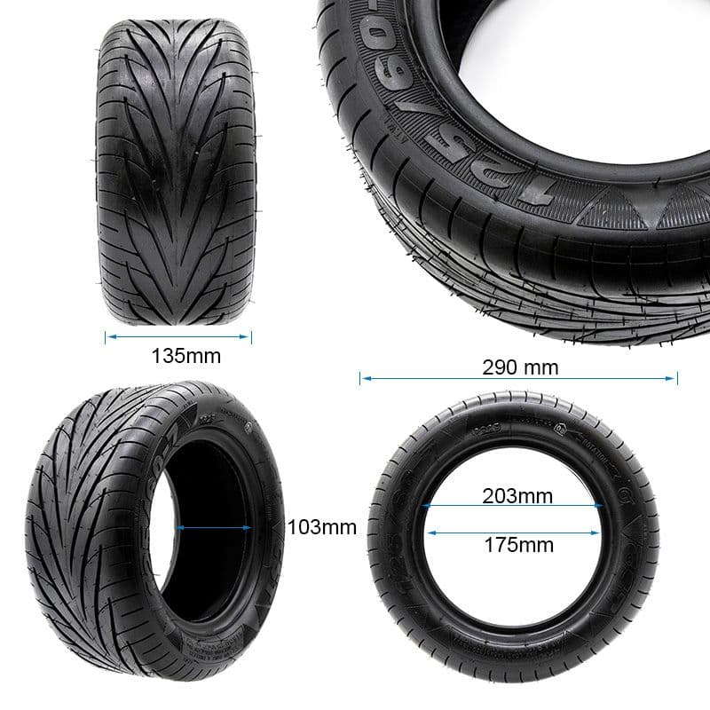 Pneu Tubeless 125/60-7 CST