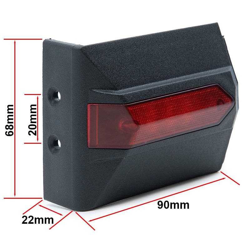 Habillage feu arrière G pour Kukirin G2 Pro