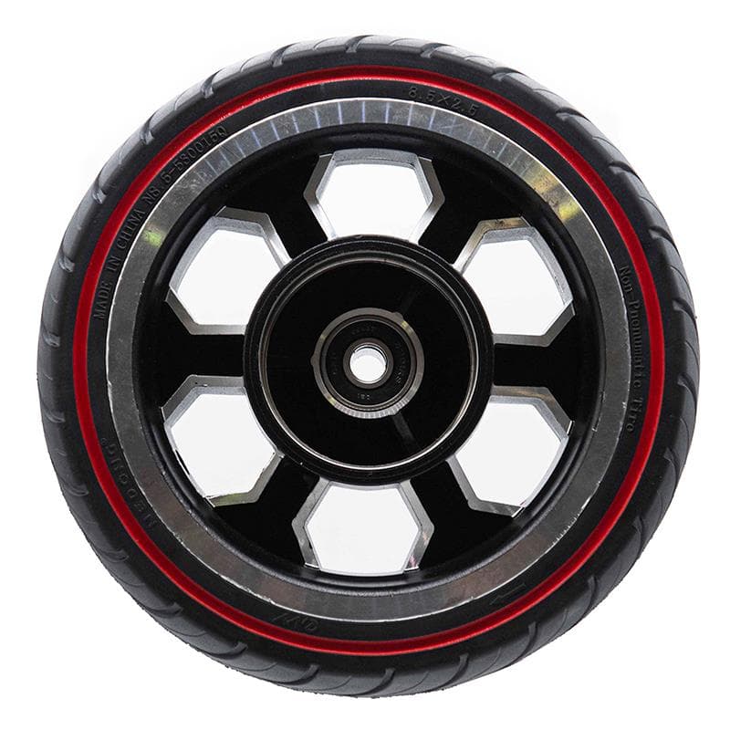 Pneu plein ultraléger 8x2,5-6,1/B58 - ligne rouge (compatible avec Dualtron Mini)