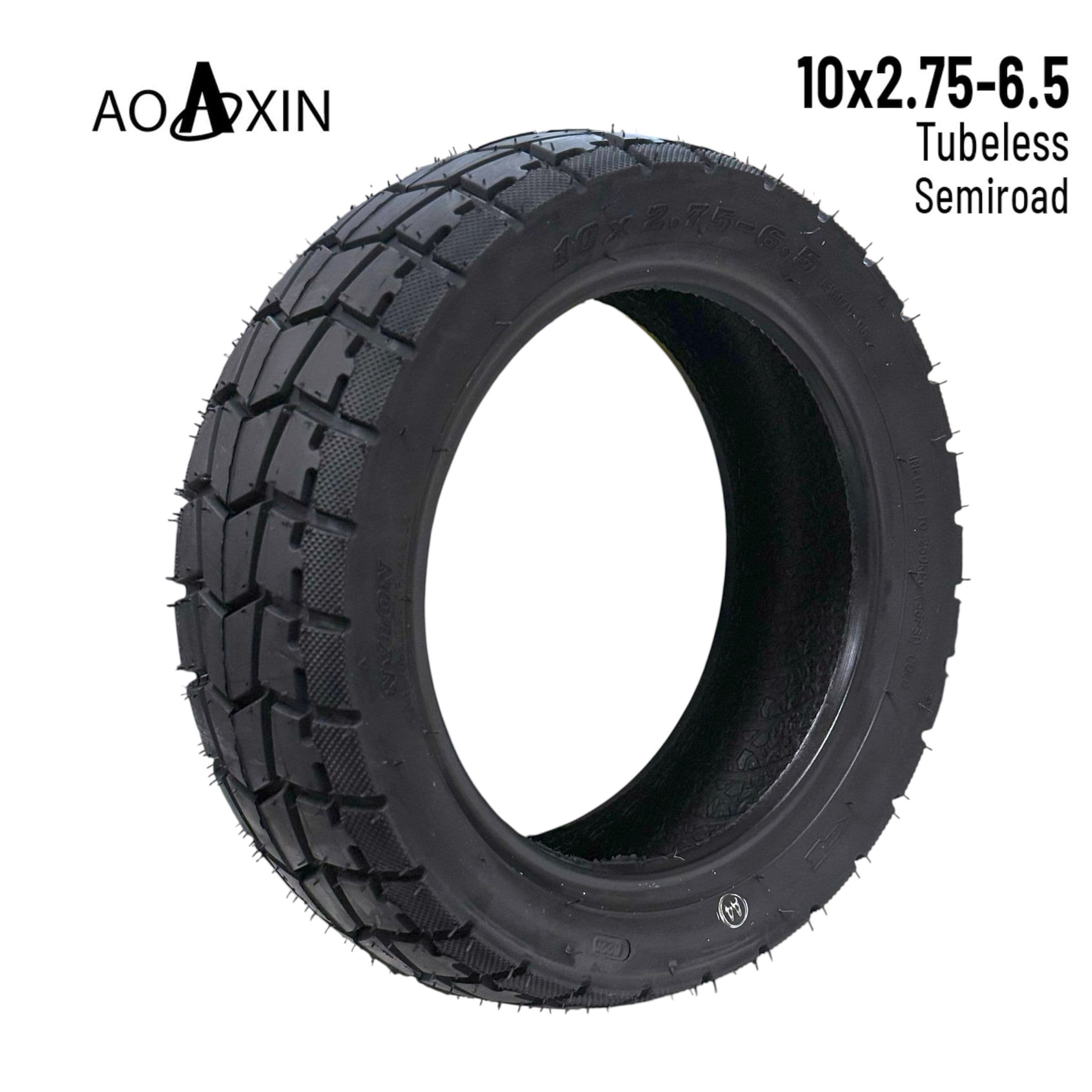 Pneu semi-tout-terrain 10 2,75-6,5 Tubeless Aoxin