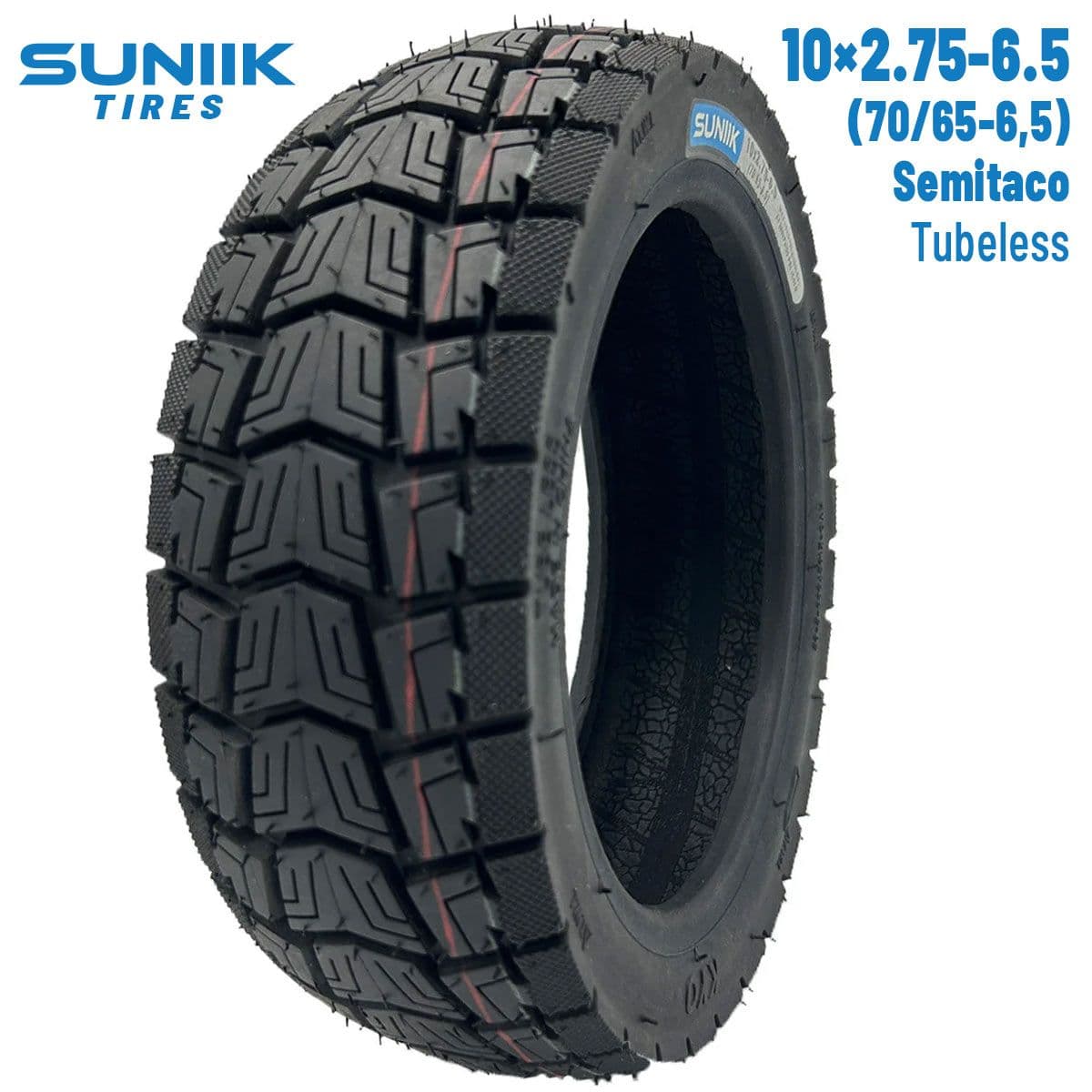 Pneu tubeless 10 2,75-6,5 (70/65-6,5) Semitaco Suniik